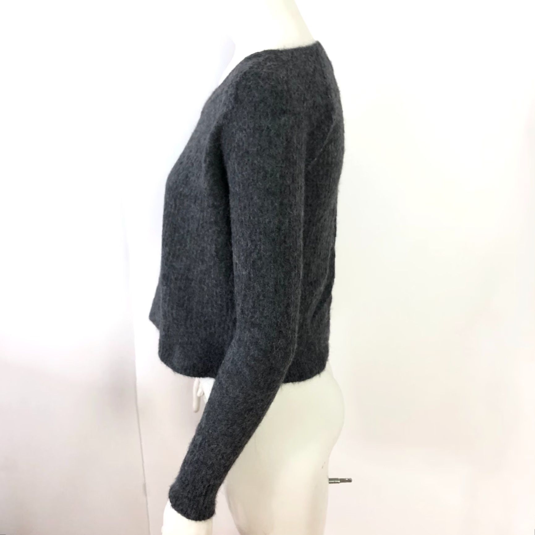 Everlane Everlane Alpaca Small Women’s V-Neck Pullover Sweater Gray Size S / US 4 / IT 40 - 4 Thumbnail