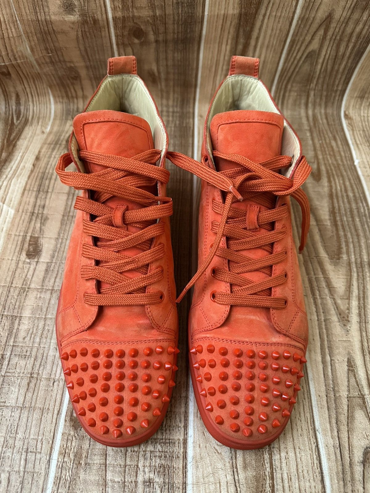 Christian Louboutin Christian Louboutin Louis Spikes Red Bottoms Sneakers Size US 11 / EU 44 - 3 Thumbnail