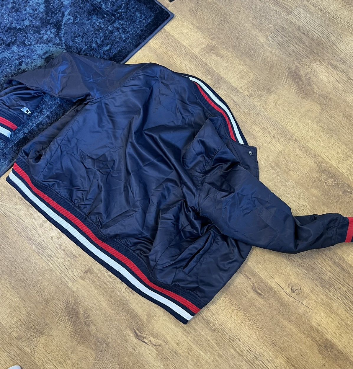 Starter Navy Starter black label Los Angeles bomber jacket ! Size US S / EU 44-46 / 1 - 7 Thumbnail