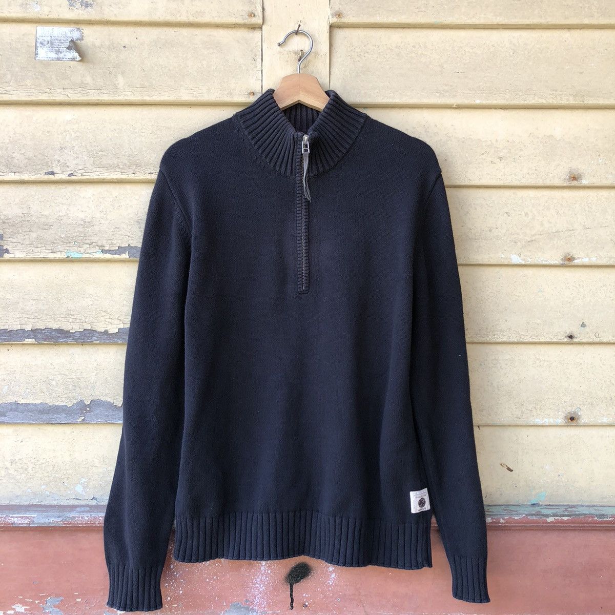 Designer Pretty Green Pretty Green Half Zipper Knitwear Grailed