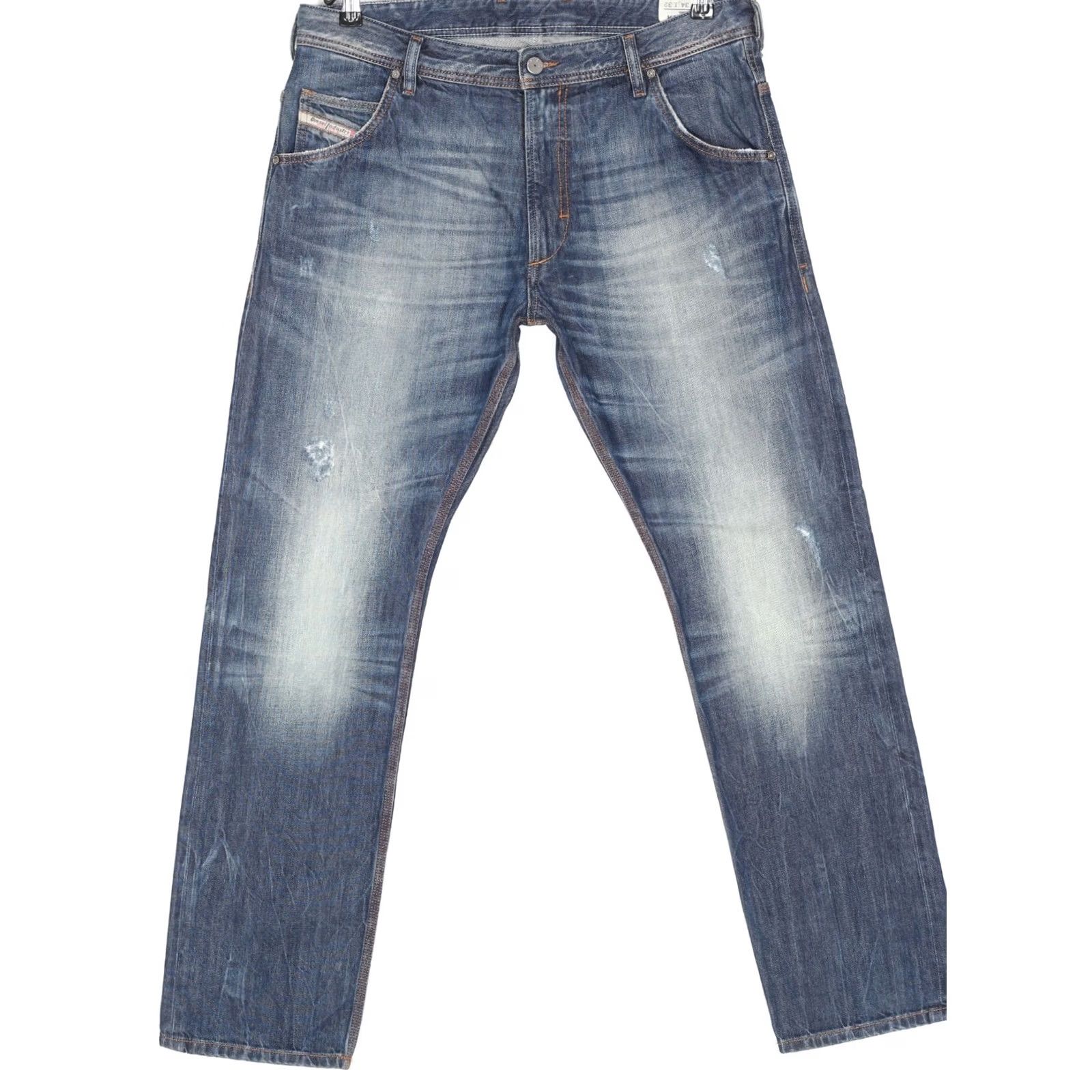 Diesel DIESEL KROOLEY 008B9 Slim Carrot Jeans Men 34 W34 L32 DZ8320 Jeans Men's 34 Slim Carrot Denim Blue KD DZ8320 Size US 34 / EU 50 - 2 Thumbnail