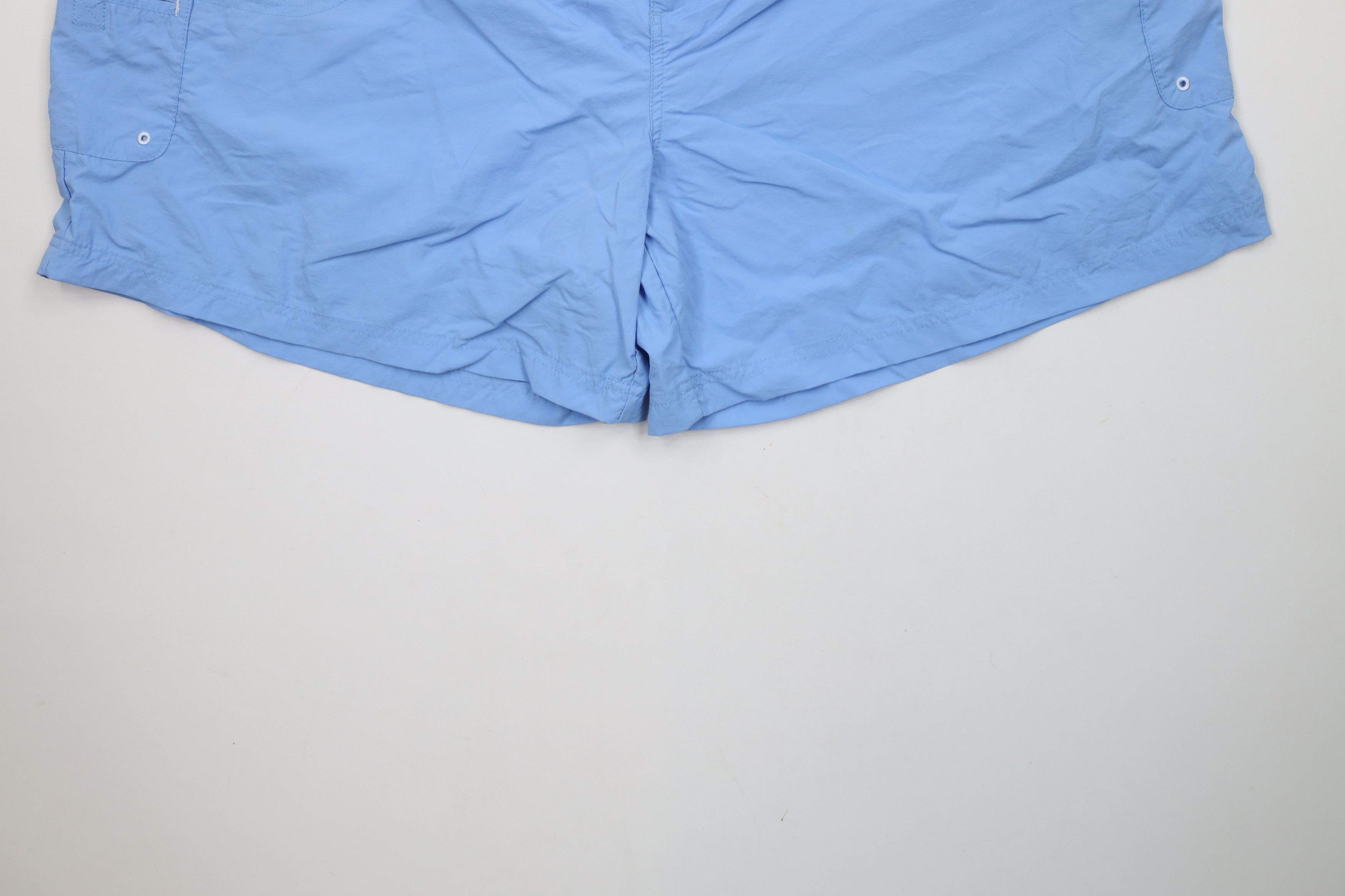 Columbia × Vintage Deadstock Vintage Y2K Columbia Cargo Shorts Light Blue Size 39" - 4 Thumbnail