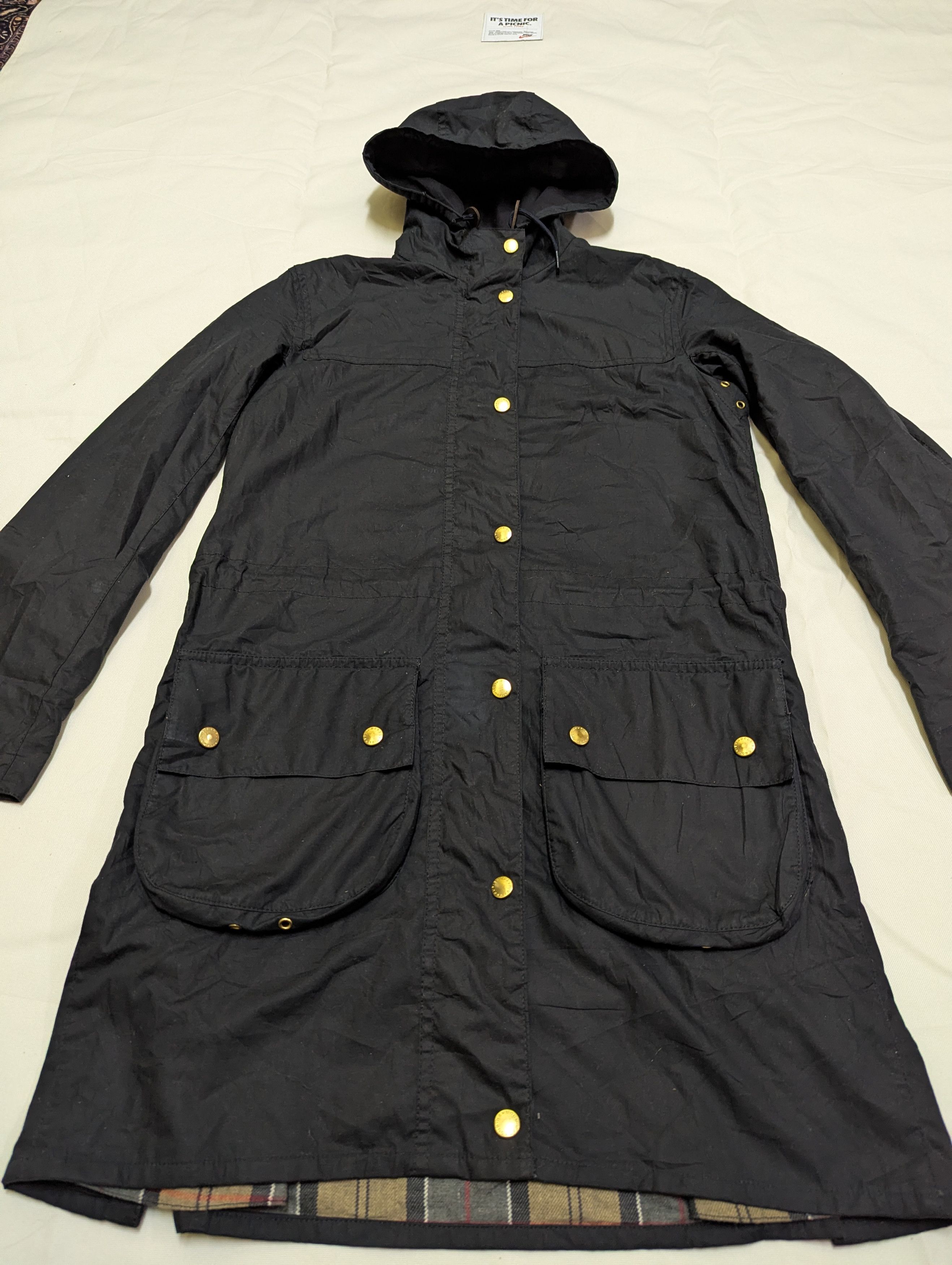 Barbour Barbour Wax Durham Long Trench Coat Size M / US 6-8 / IT 42-44 - 3 Thumbnail
