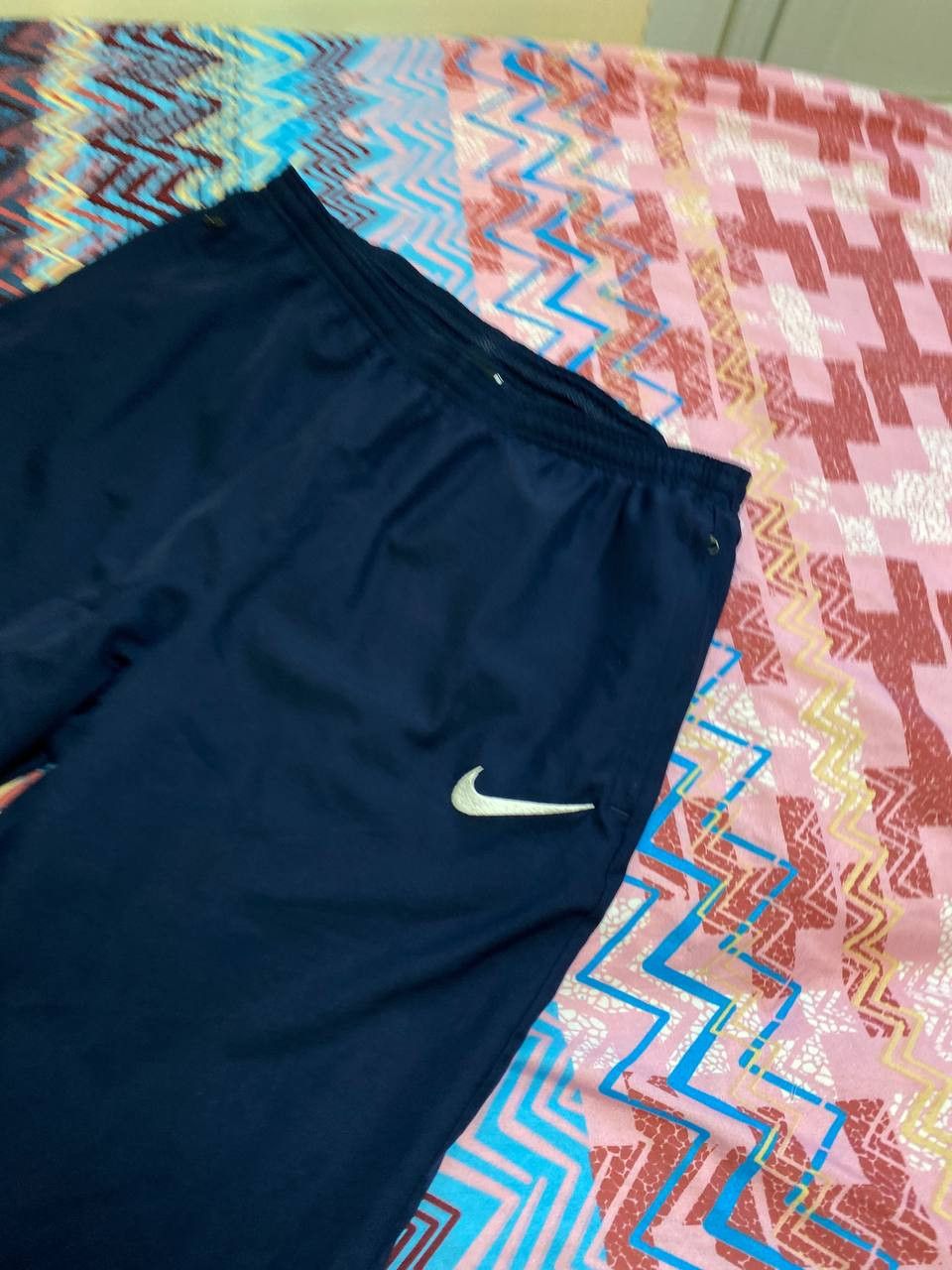 Nike Vintage 90s Nike Embroidered Swoosh Track Pants Black Size US 34 / EU 50 - 5 Thumbnail