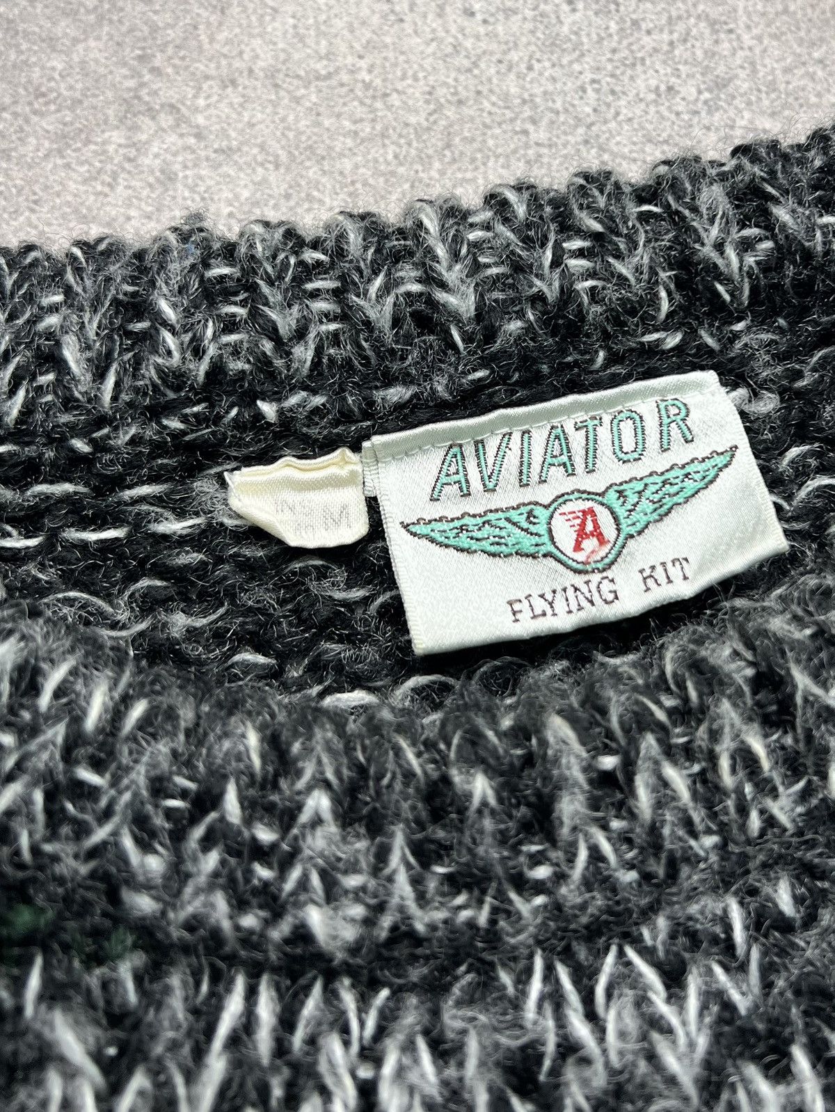 Vintage Aviator flying knit sweater Size US M / EU 48-50 / 2 - 5 Thumbnail