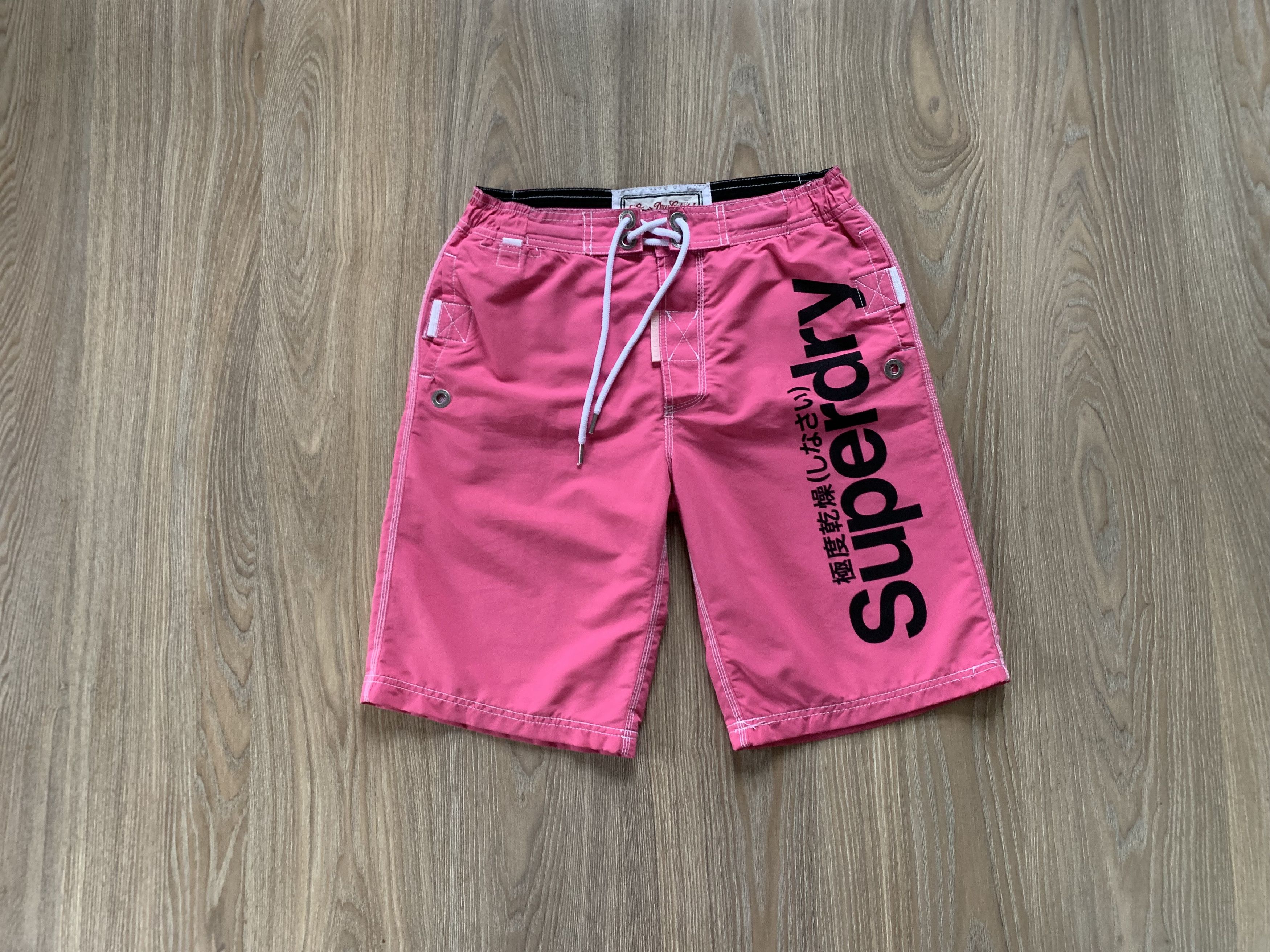 Superdry Superdry Pink Swim Printed Shorts Size US 32 / EU 48 - 10 Thumbnail