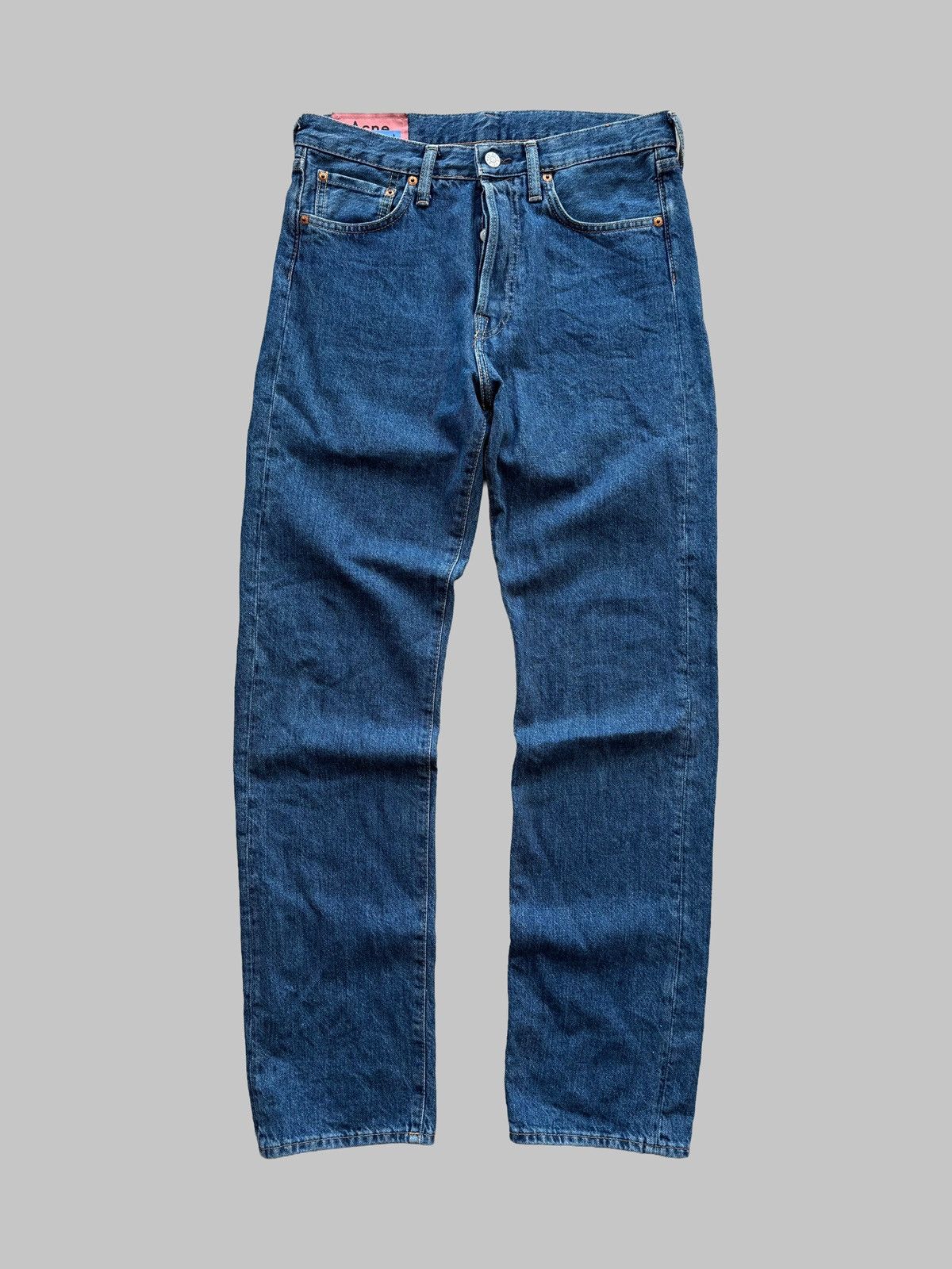 Acne Studios Acne Studios 1998 Dark Blue Trash B00021 29W 32L Size US 29 - 2 Thumbnail