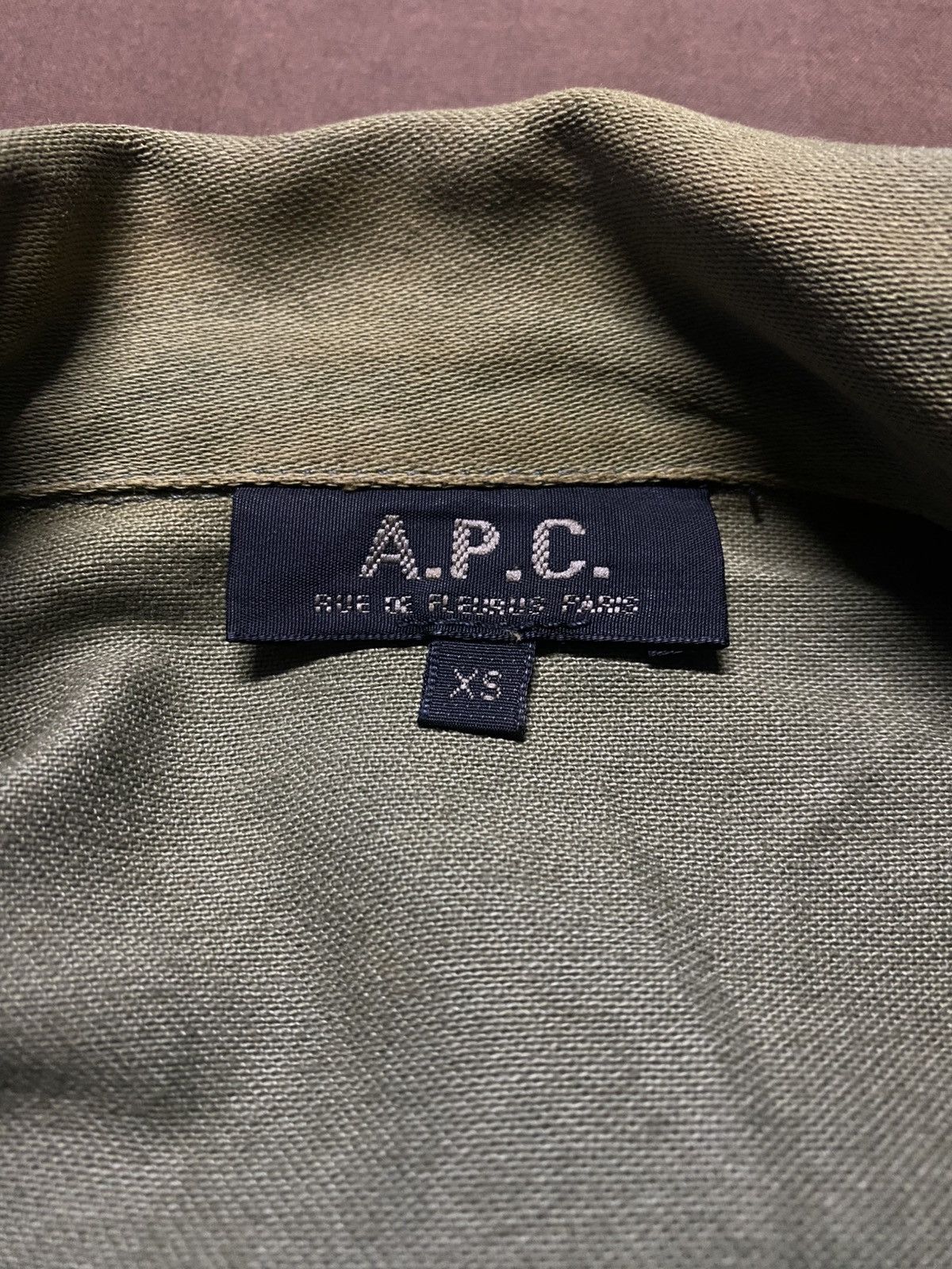 A.P.C. × Vintage APC Shoot Them In The Back Military Jacket Size US XS / EU 42 / 0 - 7 Thumbnail