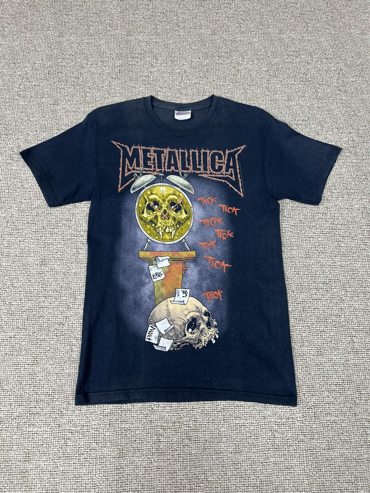 Band Tees Vintage Metallica Death is Pain Pushead Tshirt A994 Size US XS / EU 42 / 0 - 1 Thumbnail