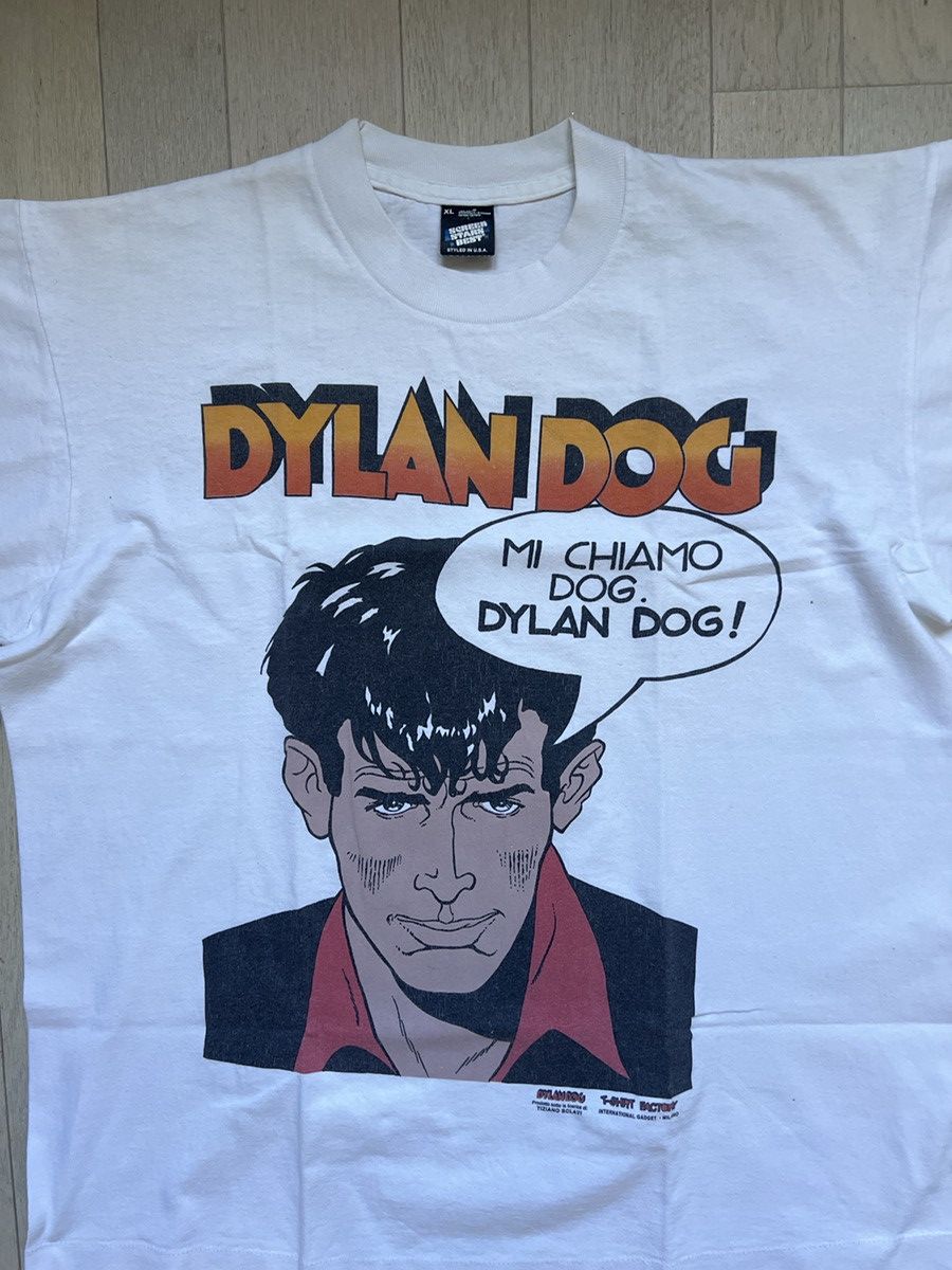 image of Marvel Comics x Screen Stars Vintage Single Stitch 90's Dylan Dog Comics T Shirt in White (Size XL)