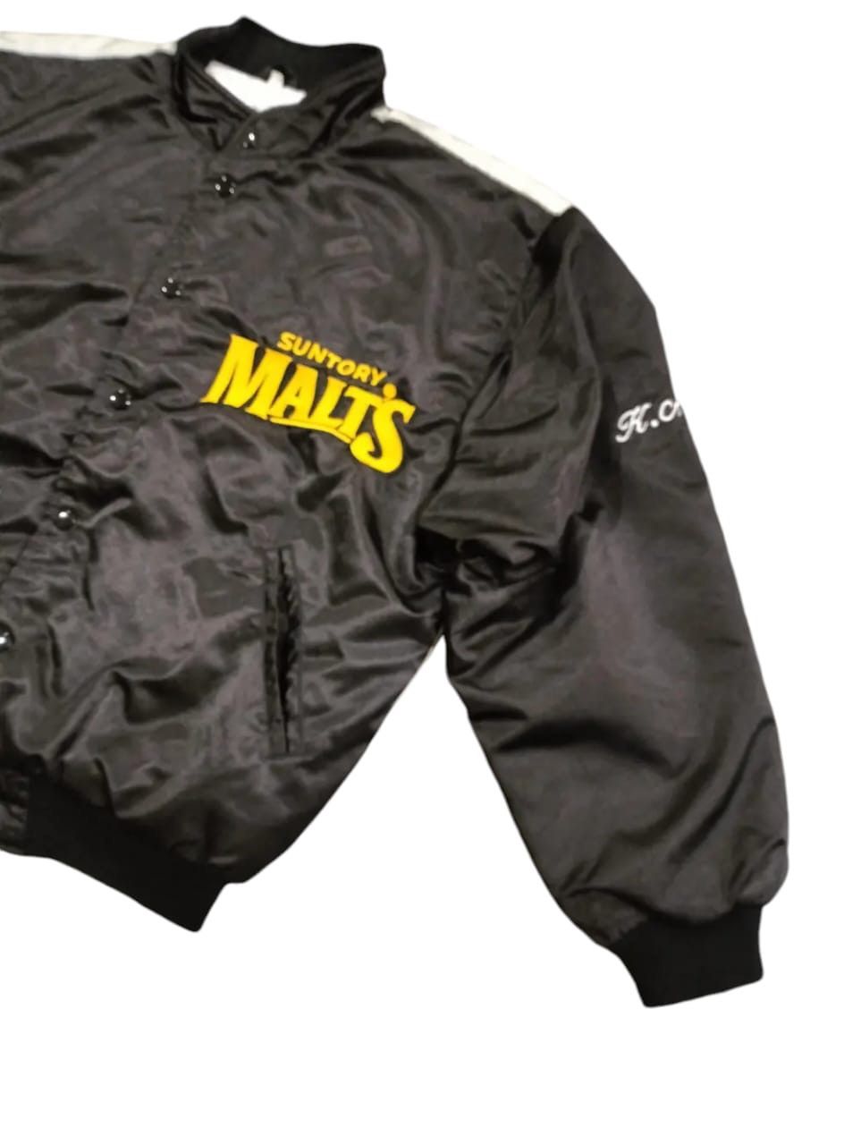 MLB × Vintage VTG Varsity Suntory Malt’s Baseball Team Embroidered Jacket Size US L / EU 52-54 / 3 - 8 Thumbnail