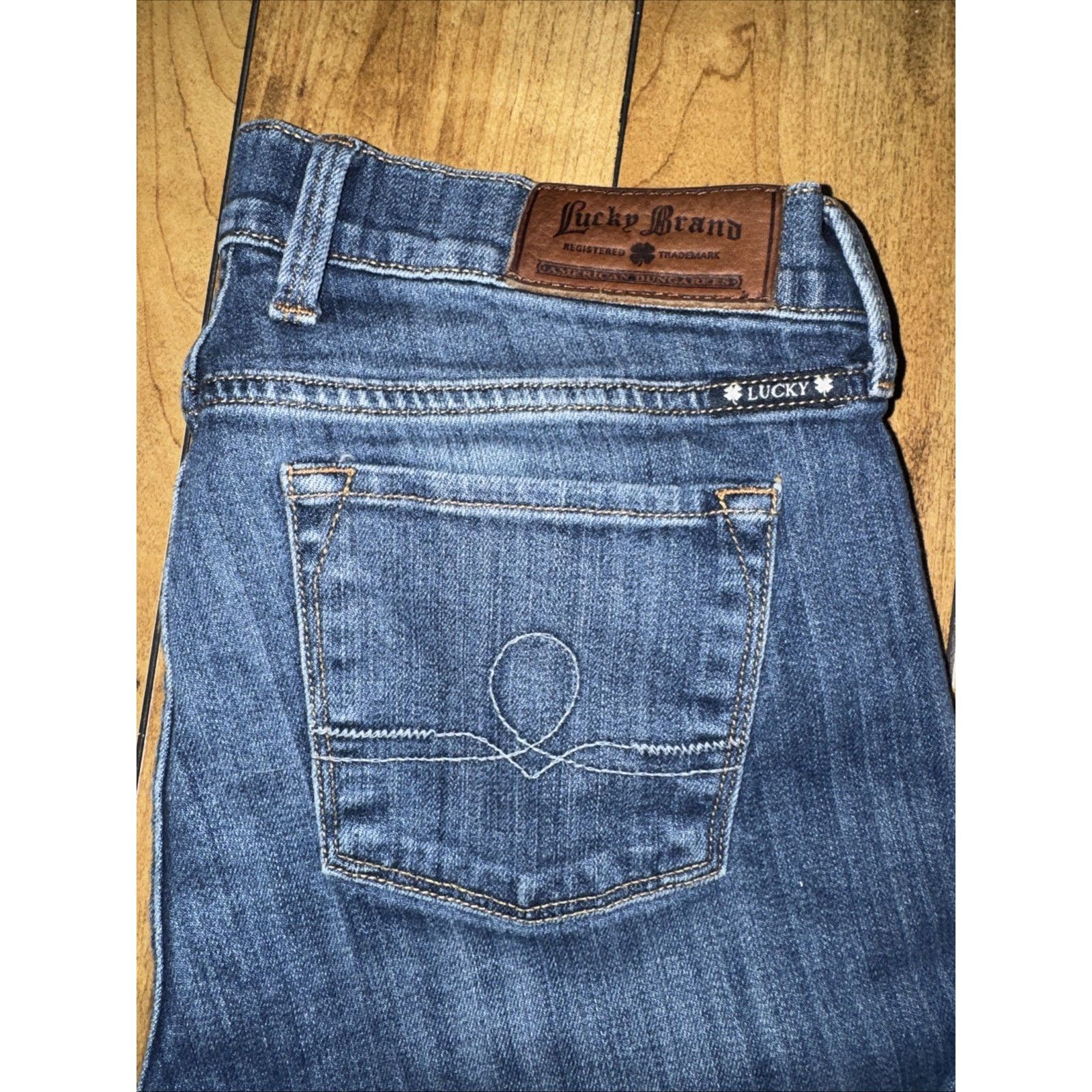 Lucky Brand Lucky Brand Sofia Straight Jeans Blue 30x32 Size 30" / US 8 / IT 44 - 6 Thumbnail