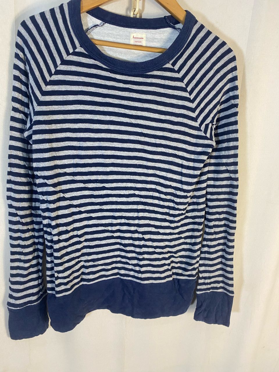 Japanese Brand Harmonie taricot stripe shirt Size S / US 4 / IT 40 - 3 Thumbnail