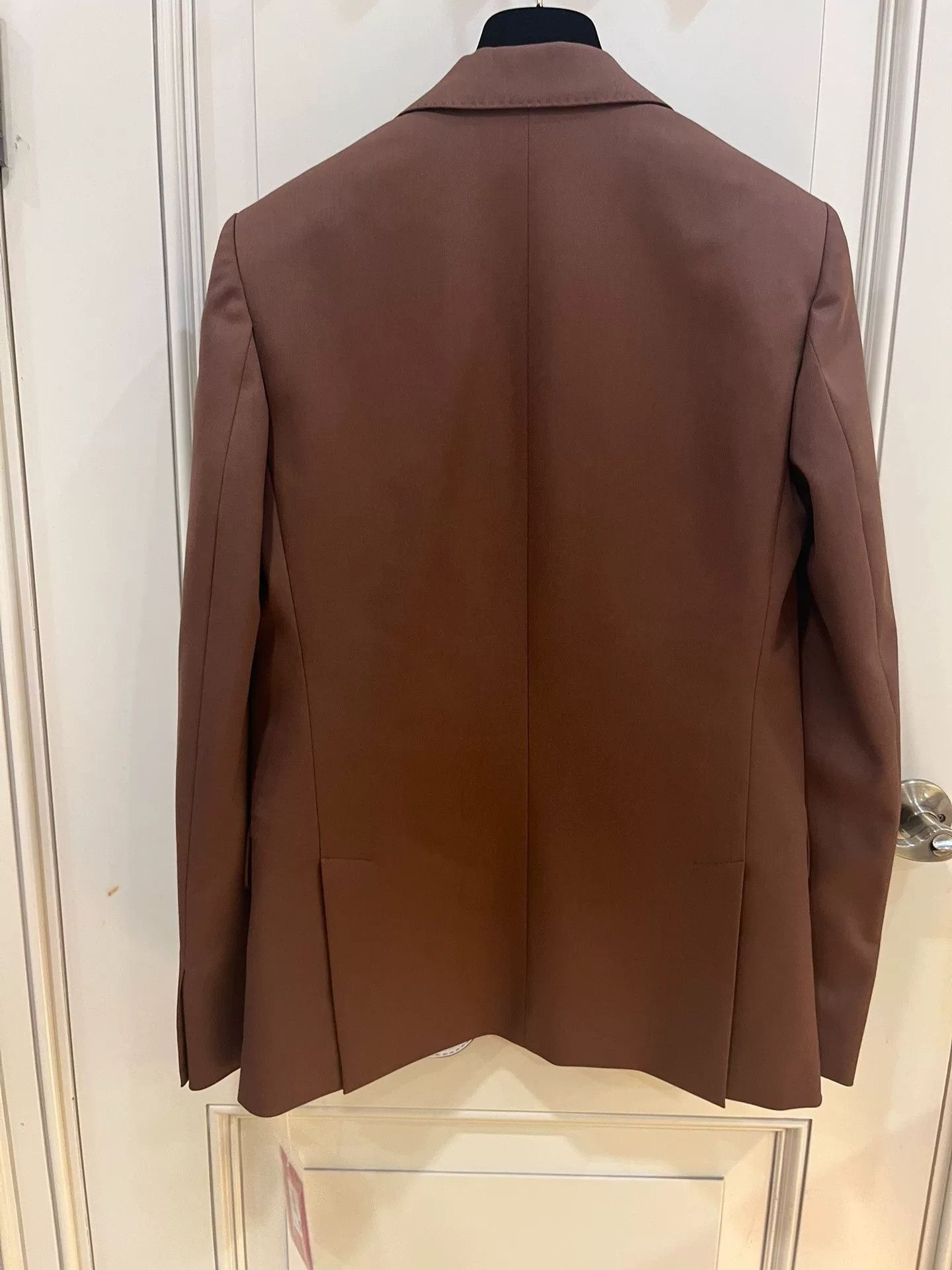 Valentino Valentino Merlot Wool Suit Set Size US S / EU 44-46 / 1 - 6 Thumbnail