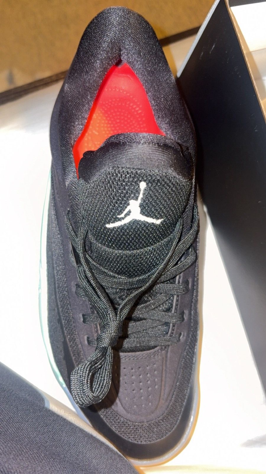 Jordan Brand Jordan Zion 4 basketball shoes in the Black/ Mint Foam Size US 8.5 / EU 41-42 - 2 Thumbnail