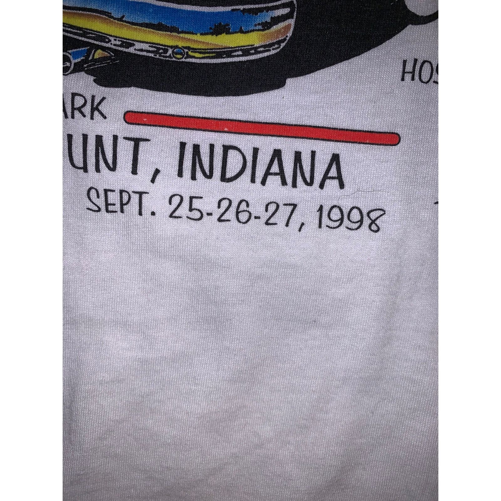 Fruit Of The Loom × Vintage Vintage James Dean T Shirt XL Single Stitch Indiana Car Show Size US XL / EU 56 / 4 - 7 Thumbnail
