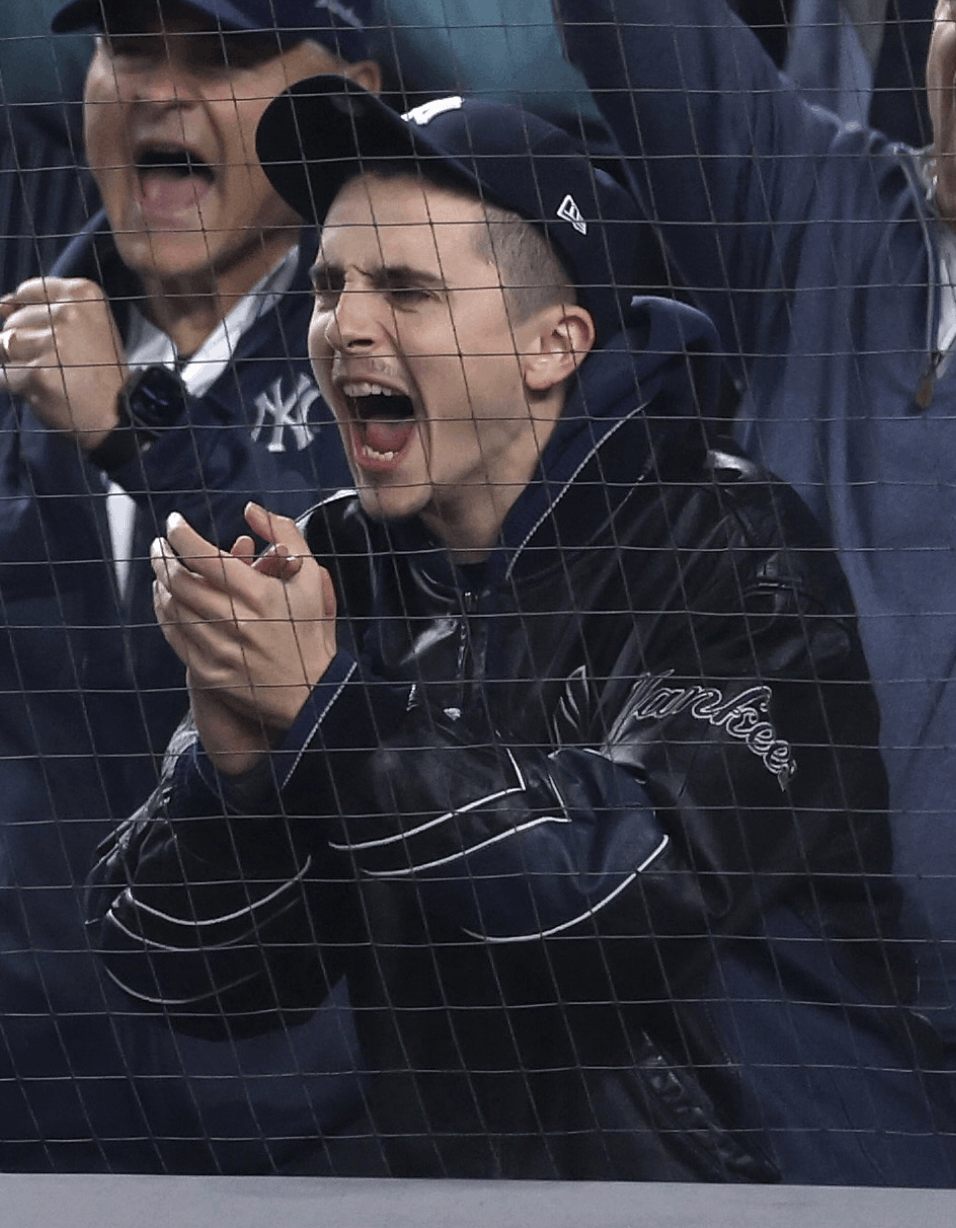 New York Yankees Vintage Leather Yankees Jacket - timothee chalamet Size US M / EU 48-50 / 2 - 3 Thumbnail