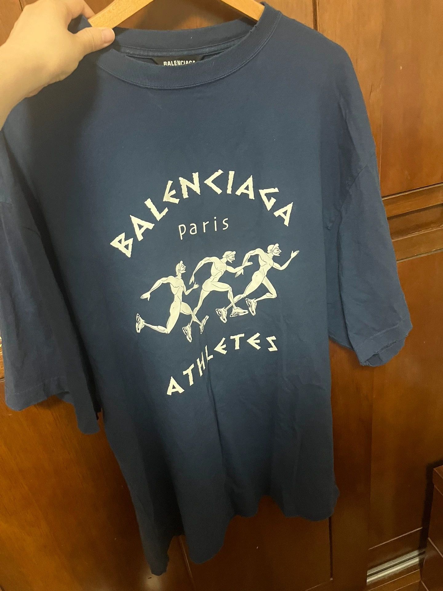Balenciaga Balenciaga Marathon Portrait Short Sleeve Size US XXS / EU 40 - 1 Thumbnail