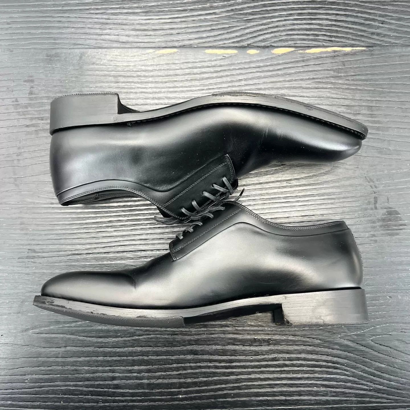 Dior Dior Black Leather Shoes Size 42 Like New With Box Size US 9 / EU 42 - 6 Thumbnail