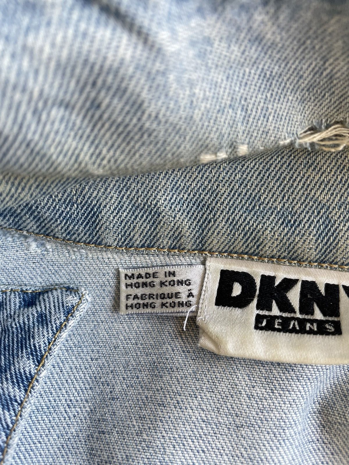 DKNY Vintage Dkny Denim Jacket Size US S / EU 44-46 / 1 - 7 Thumbnail