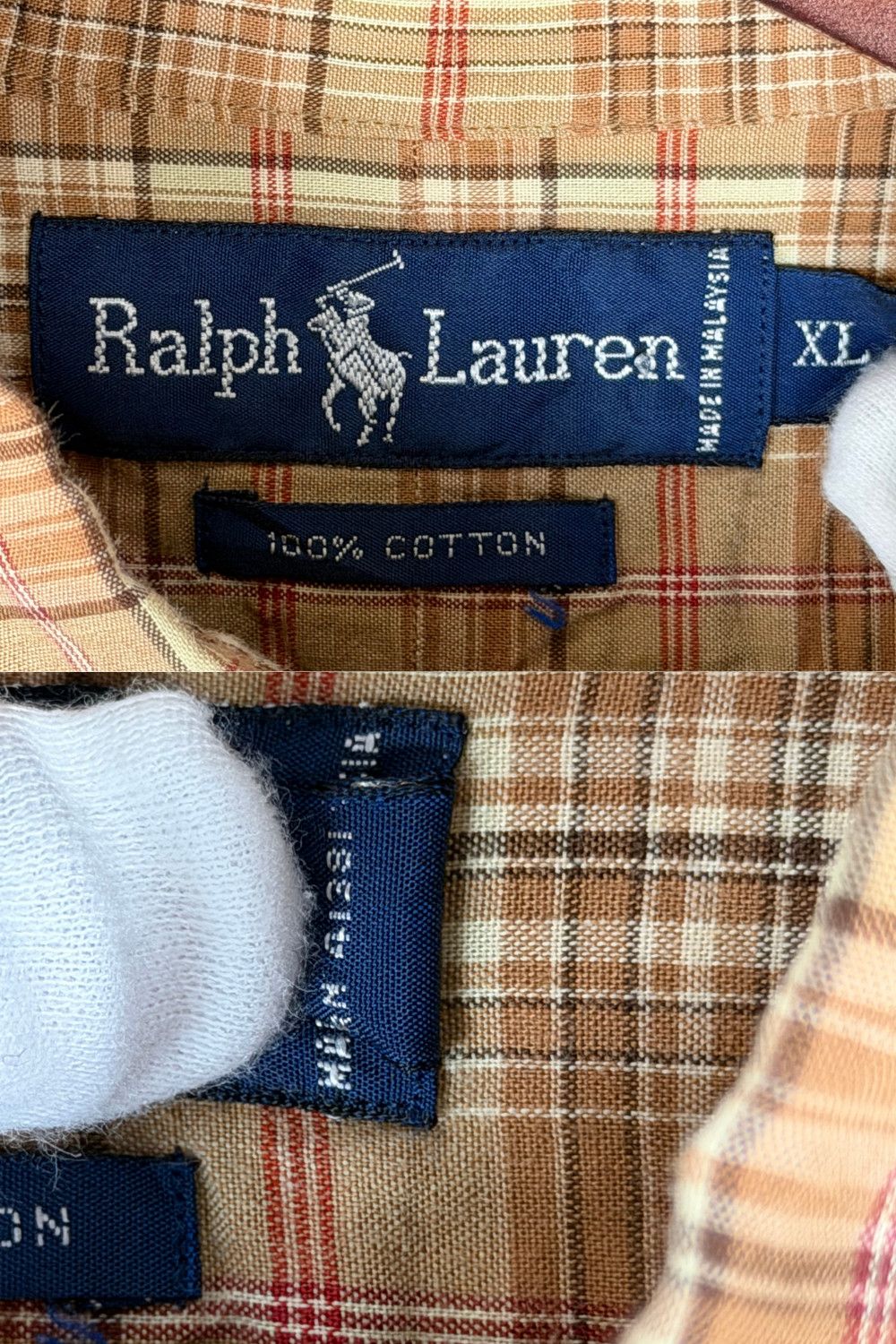 Polo Ralph Lauren Polo Ralph Lauren Plaid Shirt XL Oversized Hand Tailored Size US XL / EU 56 / 4 - 4 Thumbnail