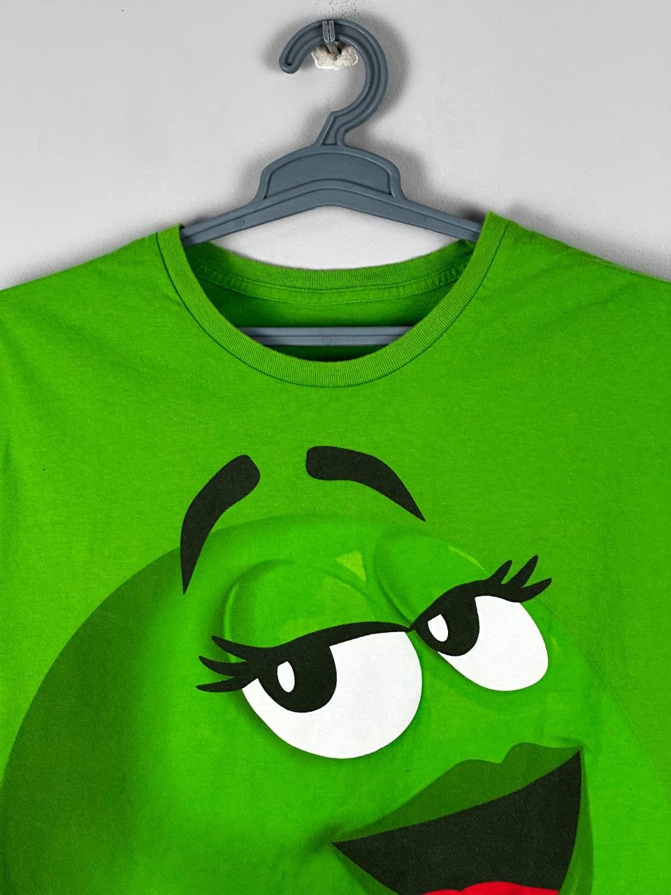 Vintage Vintage M&Ms Big Logo Green Candy Shirt Size US XL / EU 56 / 4 - 5 Thumbnail
