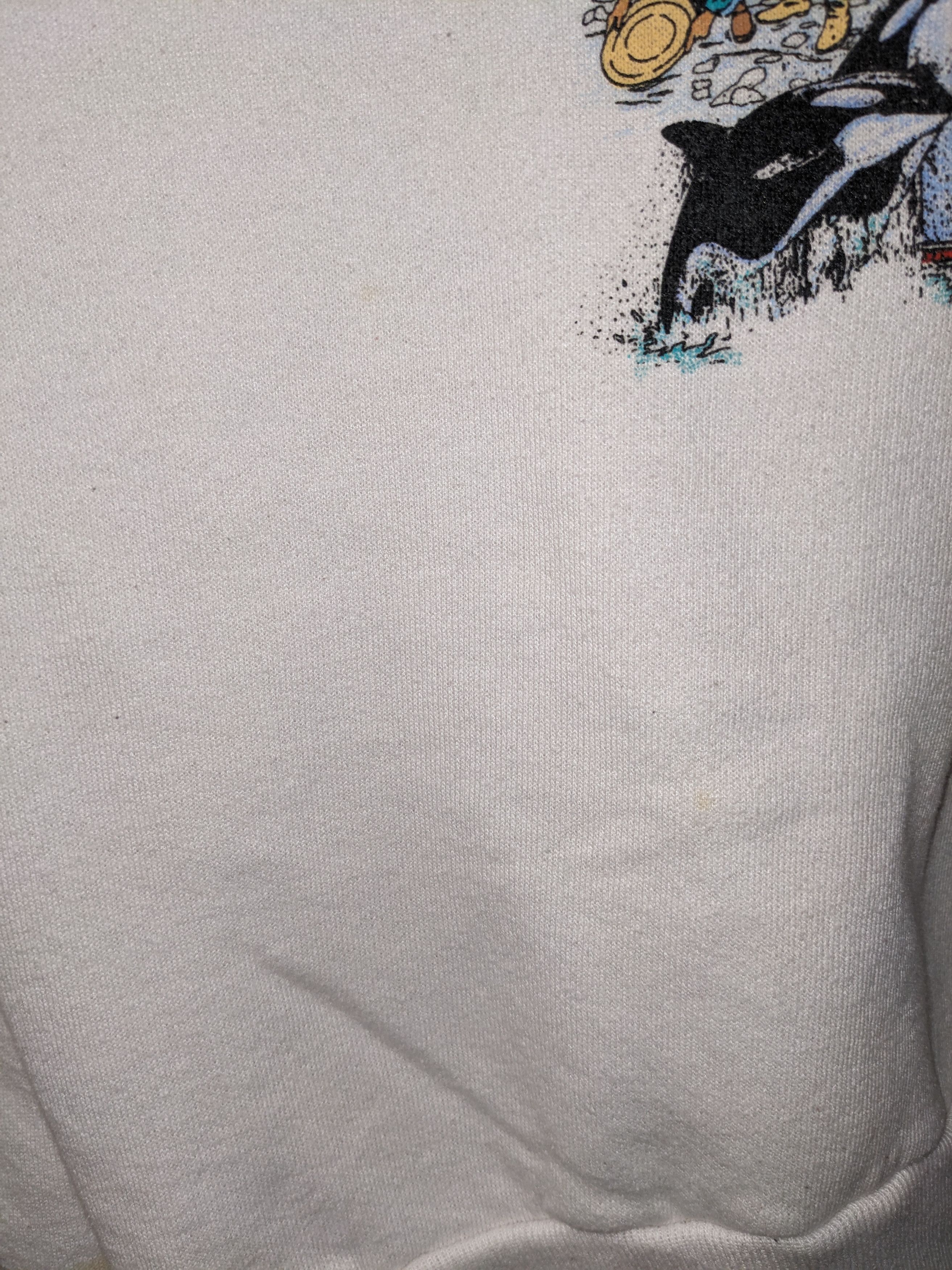 Vintage Vintage 90s Alaska Map Tourist White Large Sweatshirt Size US L / EU 52-54 / 3 - 8 Thumbnail