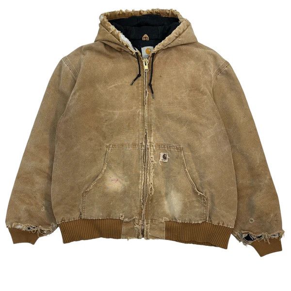 image of Vintage Carhartt Active Jacket in Tan, Men's (Size XL)