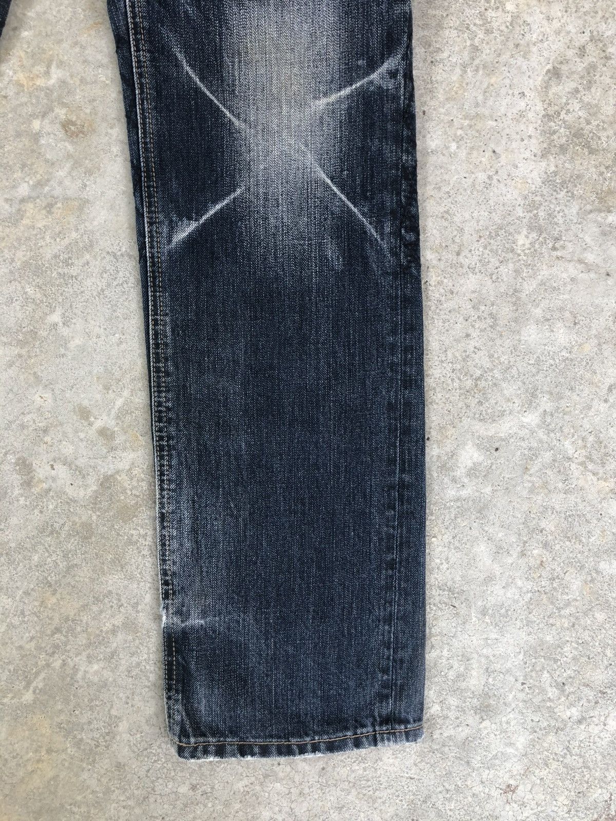 PPFM PPFM Double Waist Punk Style Distressed Jeans Size US 32 / EU 48 - 7 Thumbnail