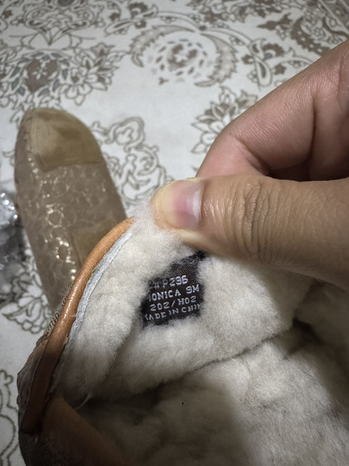 Coach Iconic Coach Monogram Signature Shearling Loafer Slippers Size US 11 / EU 44 - 10 Thumbnail