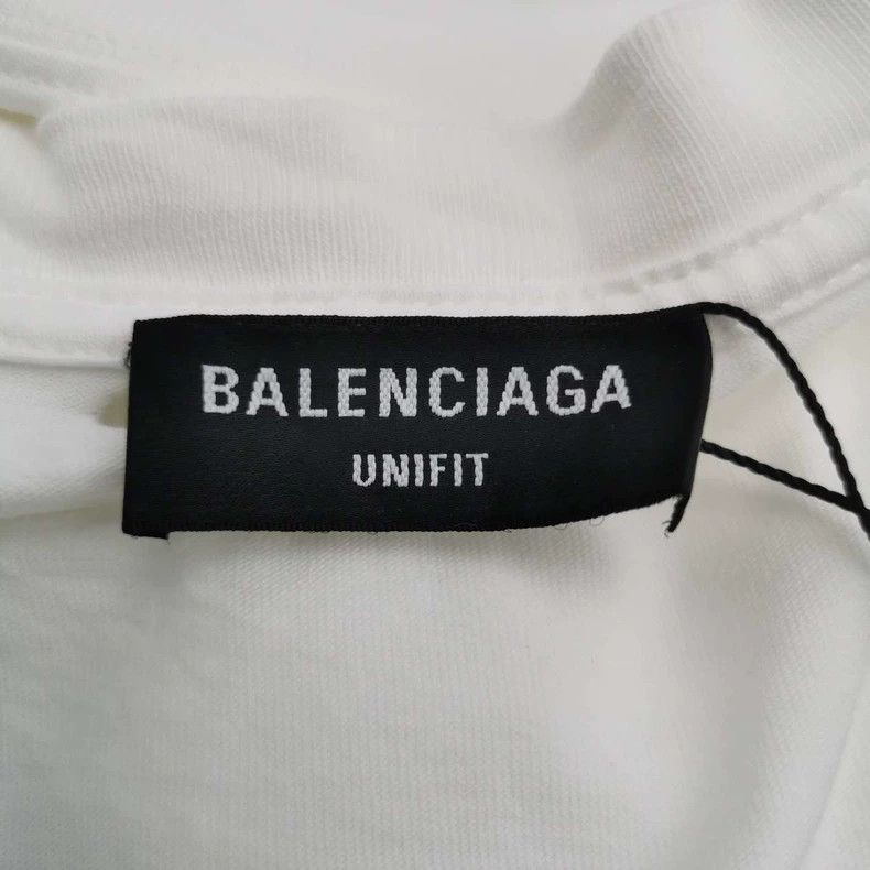Balenciaga Balenciaga Cotton Plain Letter Logo Crewneck T-Shirt M Siz Size US M / EU 48-50 / 2 - 5 Thumbnail
