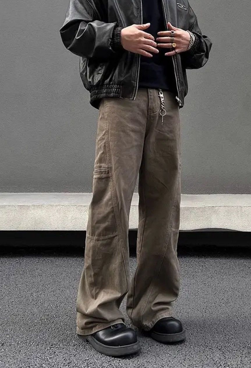 image of Casual High Street Bootcut Pant in Brown, Men's (Size 29)