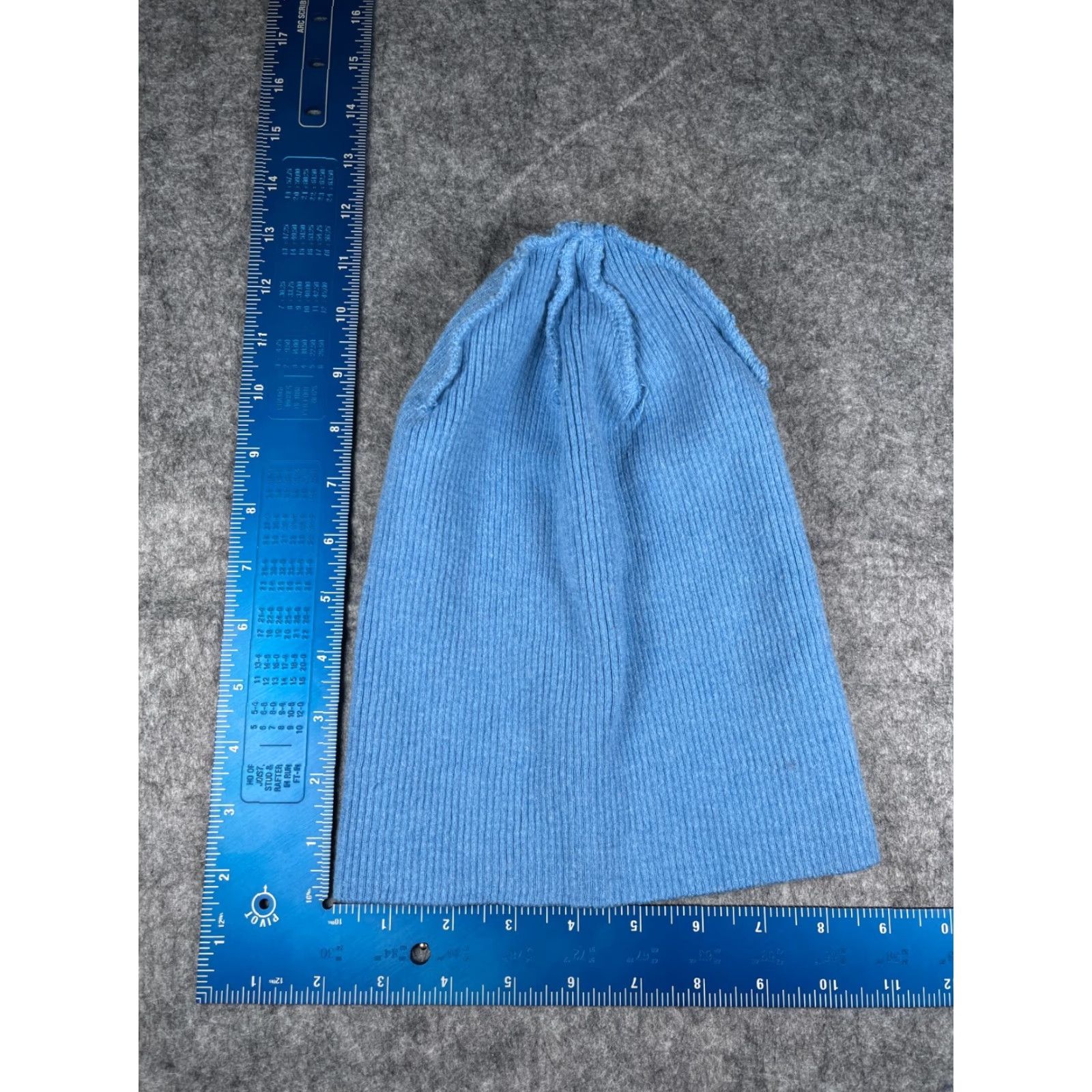 Vintage A New Day Beanie Toque Adult One Size Blue Knit Polyester Wool Blend Winter Size ONE SIZE - 4 Thumbnail