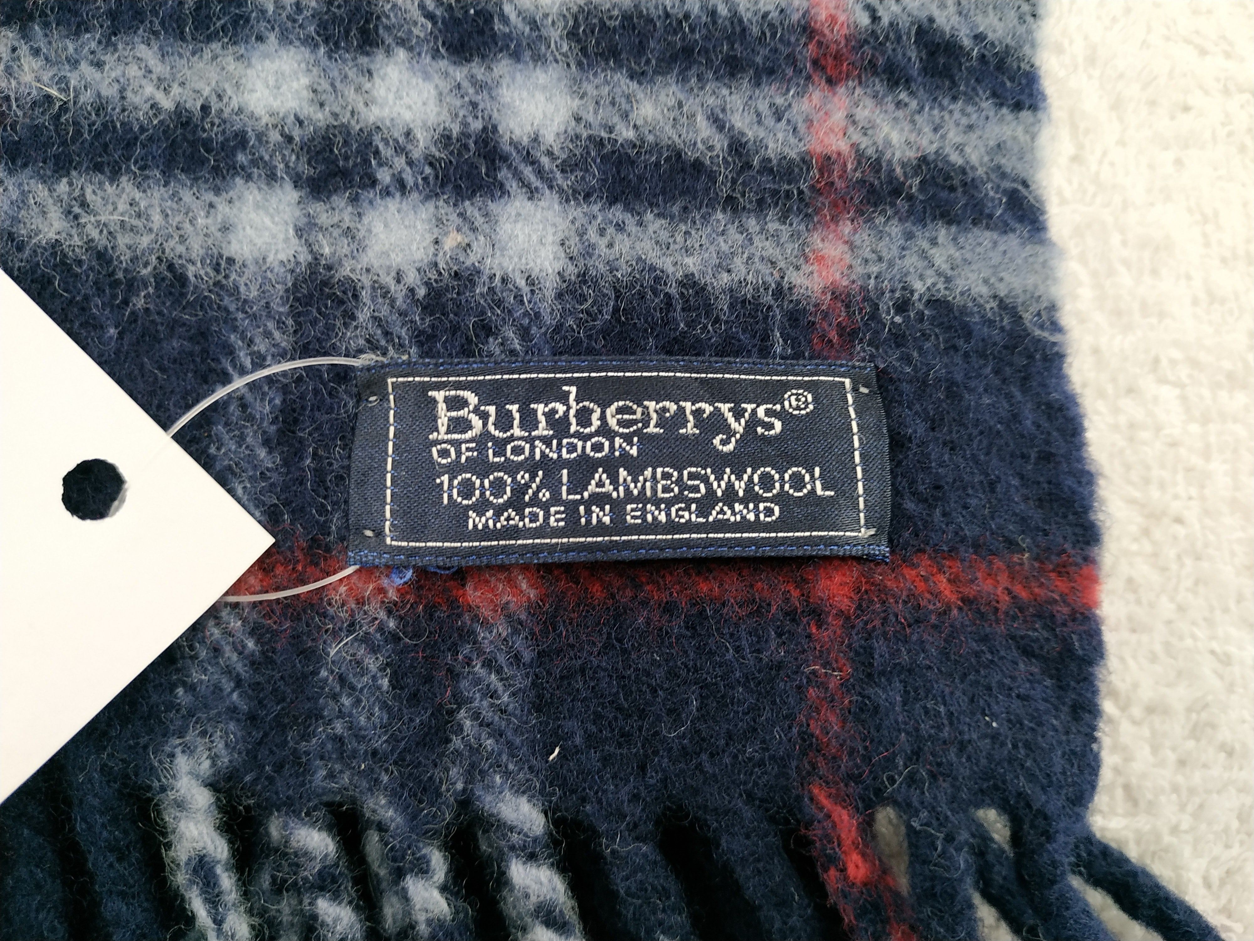 Burberry × Vintage Burberry Scarf / Muffler / Neckwear - WW228 Size ONE SIZE - 6 Thumbnail