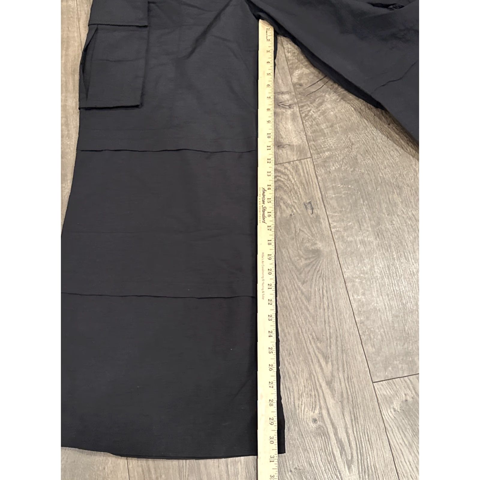 MNML MNML Black Men’s Nylon Rave Cargo Pants Size Cargo Flare Windbreaker Size US 34 / EU 50 - 3 Thumbnail