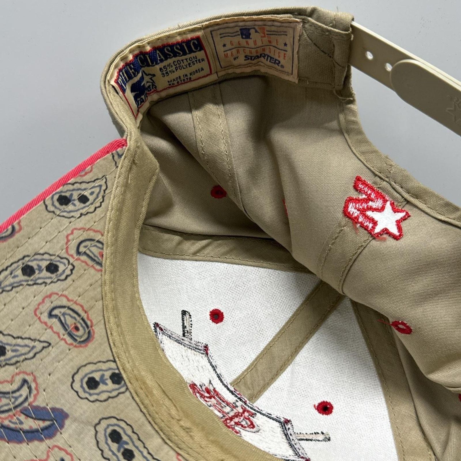 Starter × Vintage Louisville Cardinals Starter Vintage Paisley SnapBack Hat Size ONE SIZE - 4 Thumbnail