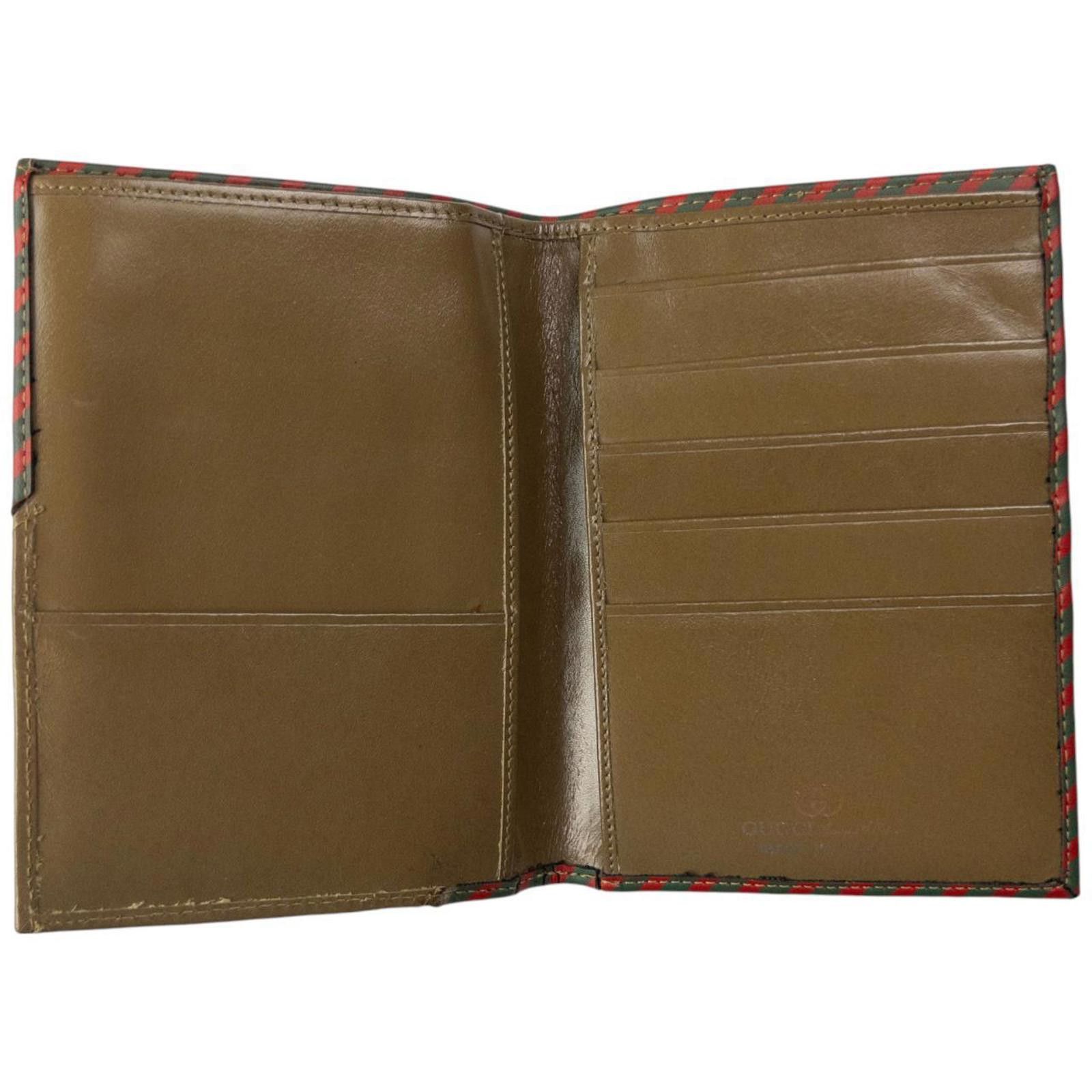 Gucci Vintage Gucci Striped Wallet Size ONE SIZE - 3 Thumbnail