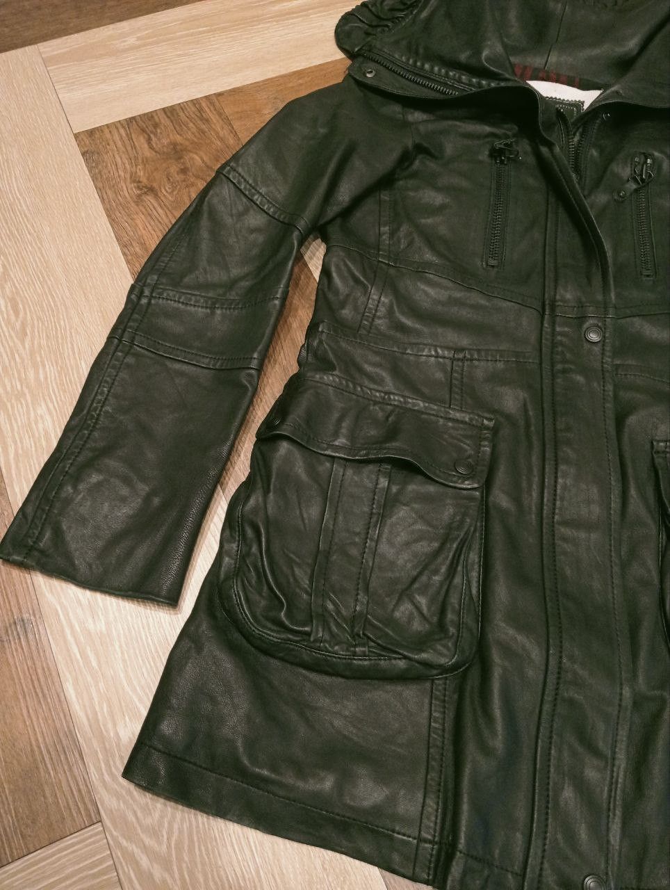 ATSURO TAYAMA JAPANESE ATSURO TAYAMA LONG LEATHER JACKET Size S / US 4 / IT 40 - 6 Thumbnail