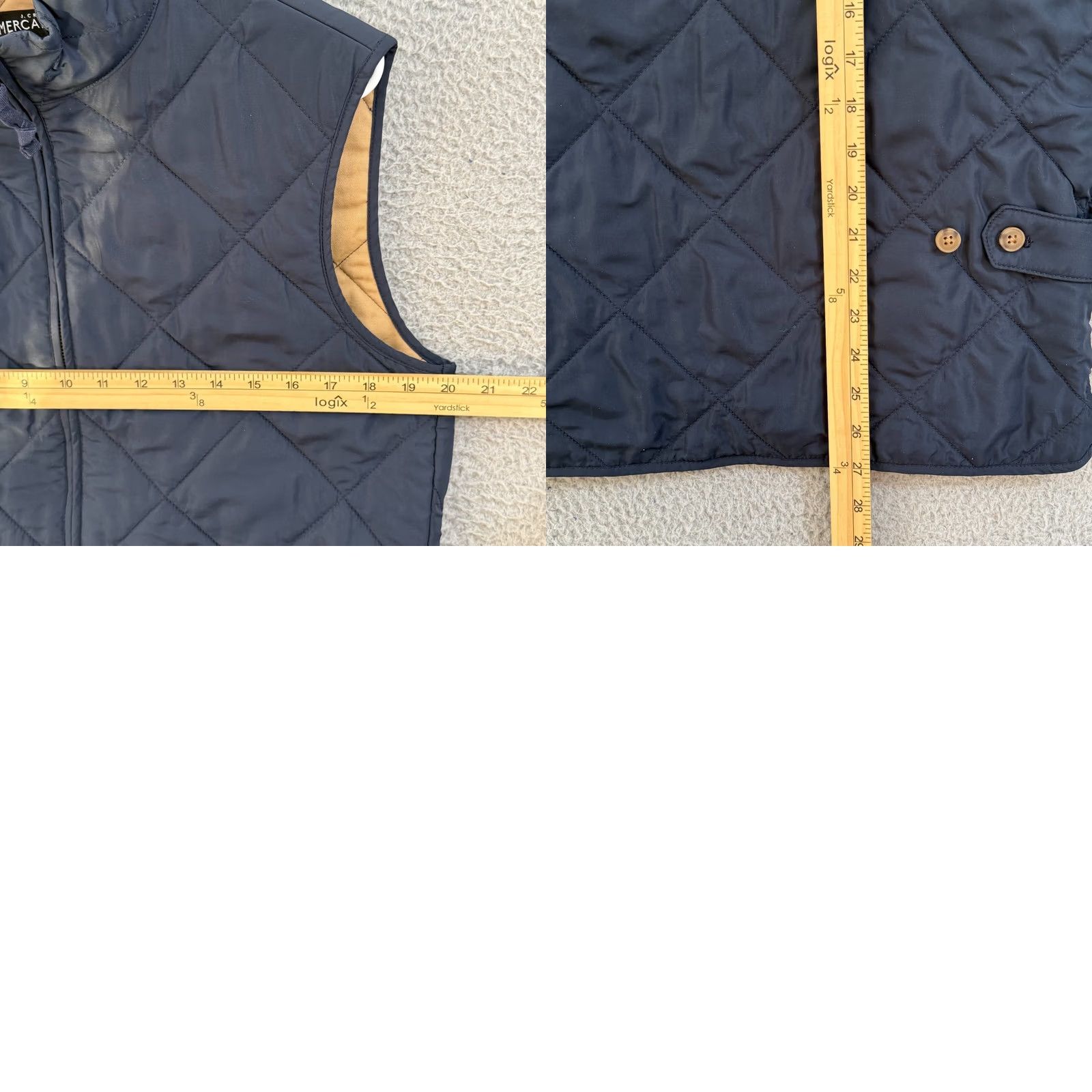J.Crew VINTAGE? No. J. Crew Vest Women Small Navy Quilted Lightweight Full Zip Preppy Outdoor Size S / US 4 / IT 40 - 8 Thumbnail