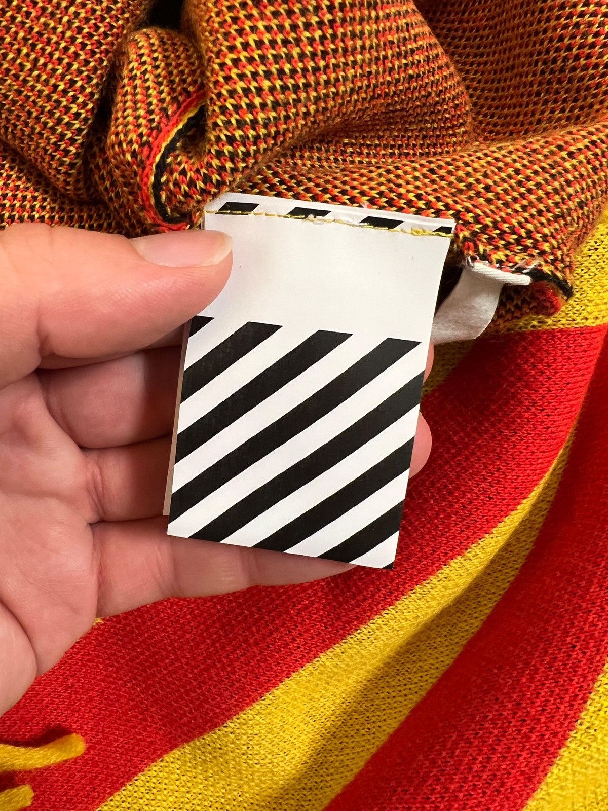 Off-White Off white scarf yellow Size ONE SIZE - 5 Thumbnail