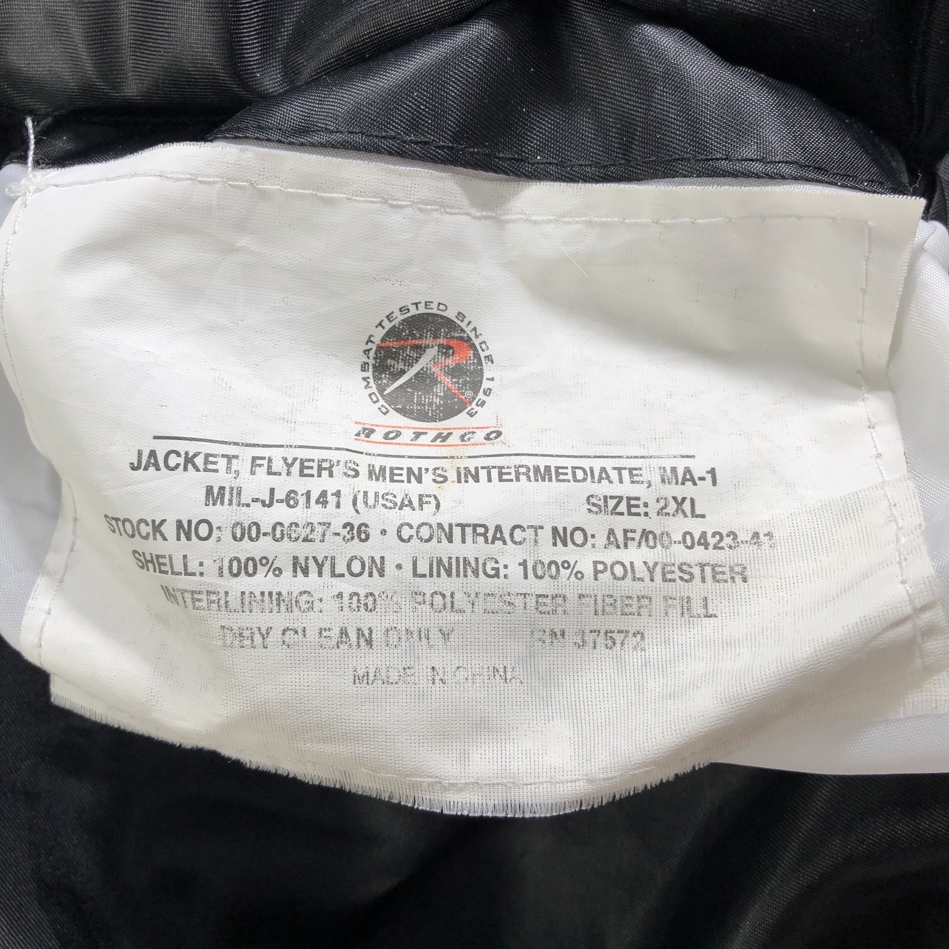 Rothco Vintage Rothco Bomber MA-1 Jacket Size US XL / EU 56 / 4 - 8 Thumbnail