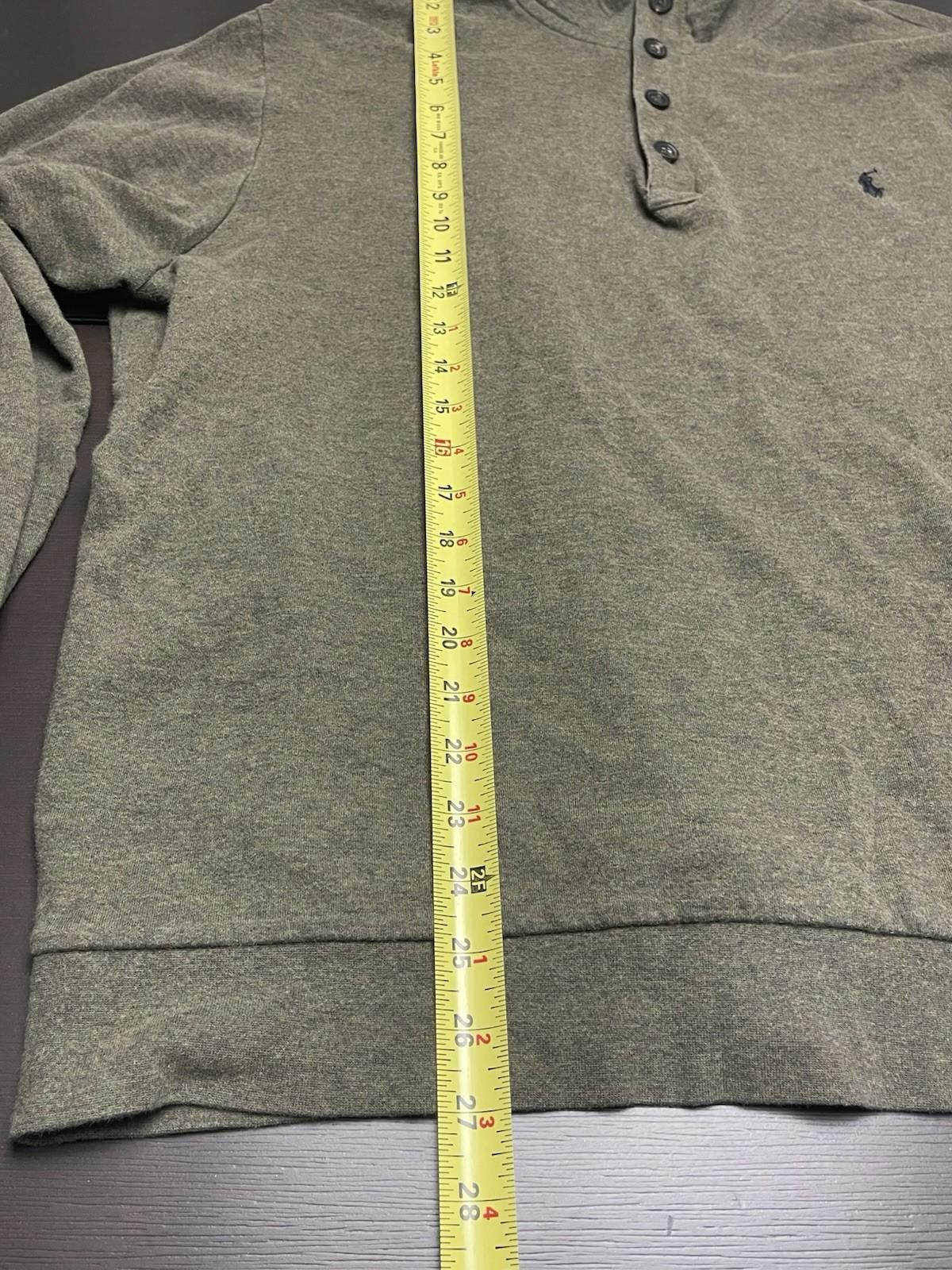 Polo Ralph Lauren Vintage Polo Ralph Lauren Sweatshirt Mens XL Brown Button Size US XXL / EU 58 / 5 - 4 Thumbnail