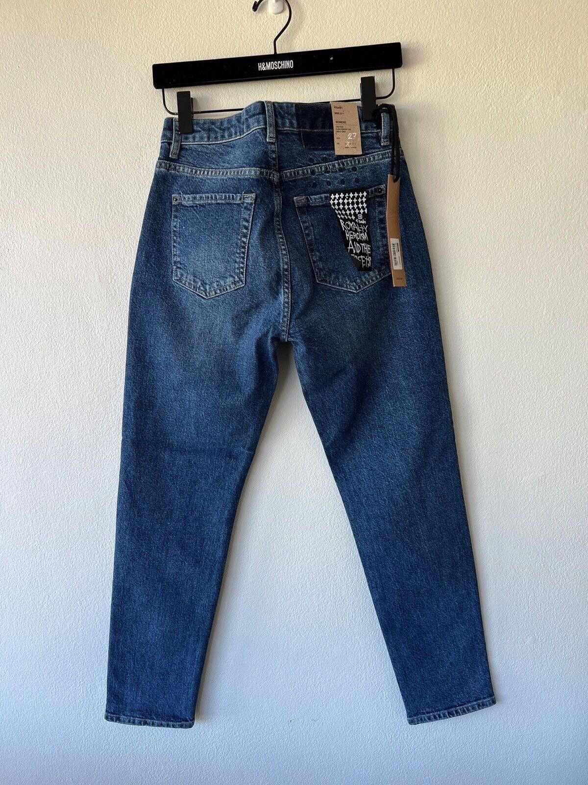 Ksubi new Ksubi womens denim jean nine o slim runaway blue 27 9 Size 27" / US 4 / IT 40 - 4 Thumbnail