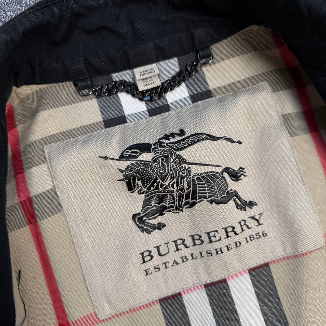 Burberry Black Burberry Trench Coat Size S / US 4 / IT 40 - 5 Thumbnail