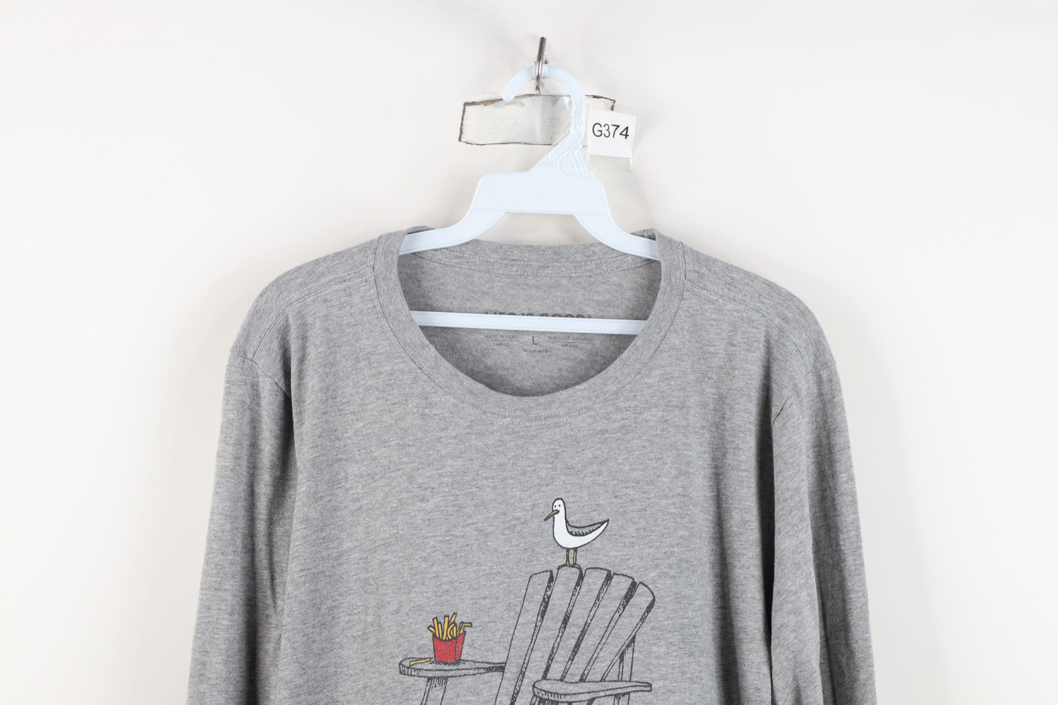 Life is Good Life Is Good Beach Chair French Fry Long Sleeve T-Shirt Size L / US 10 / IT 46 - 2 Thumbnail