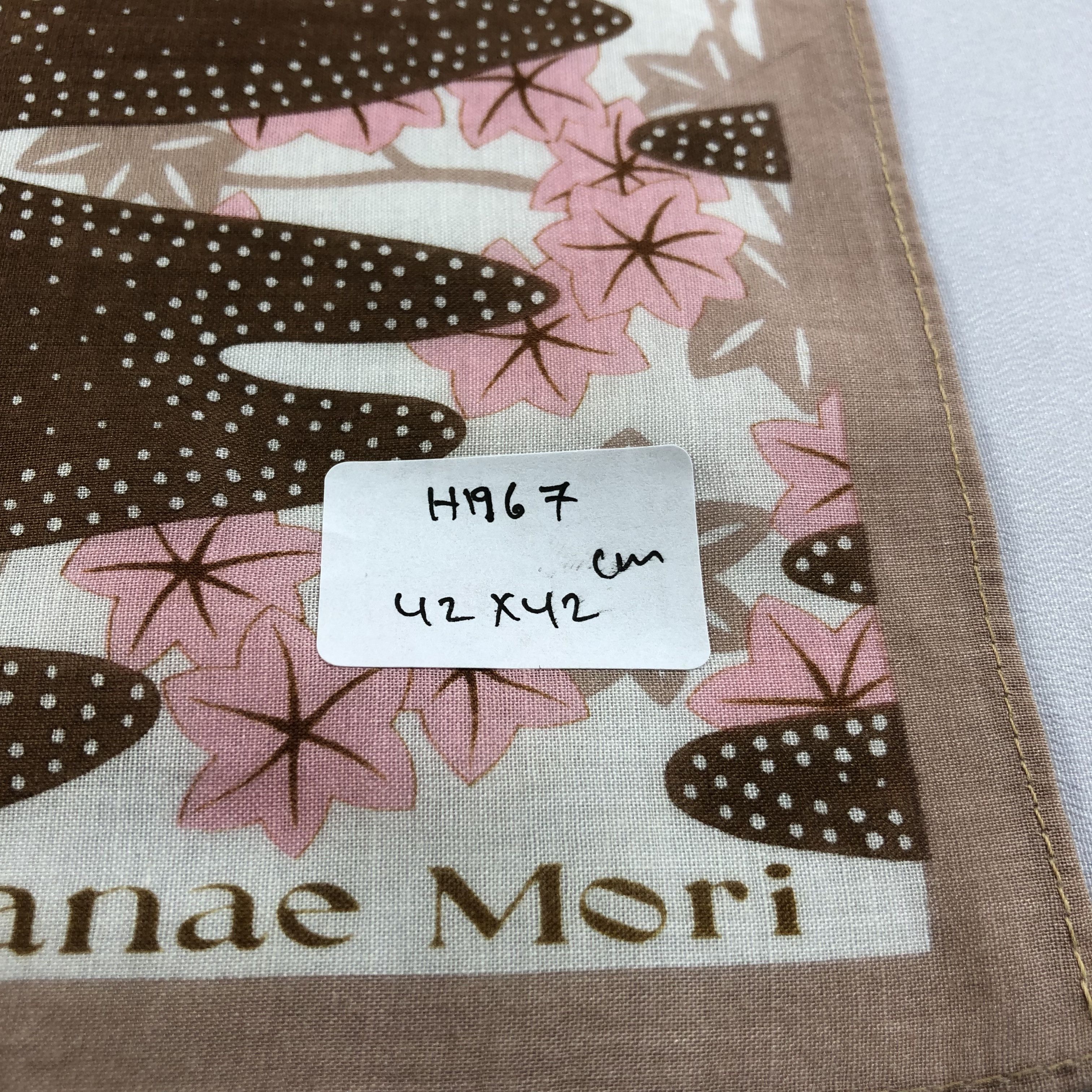 Hanae Mori × Vintage Hanae Mori Handkerchief Neckerchief Bandana H1967 Size ONE SIZE - 7 Thumbnail