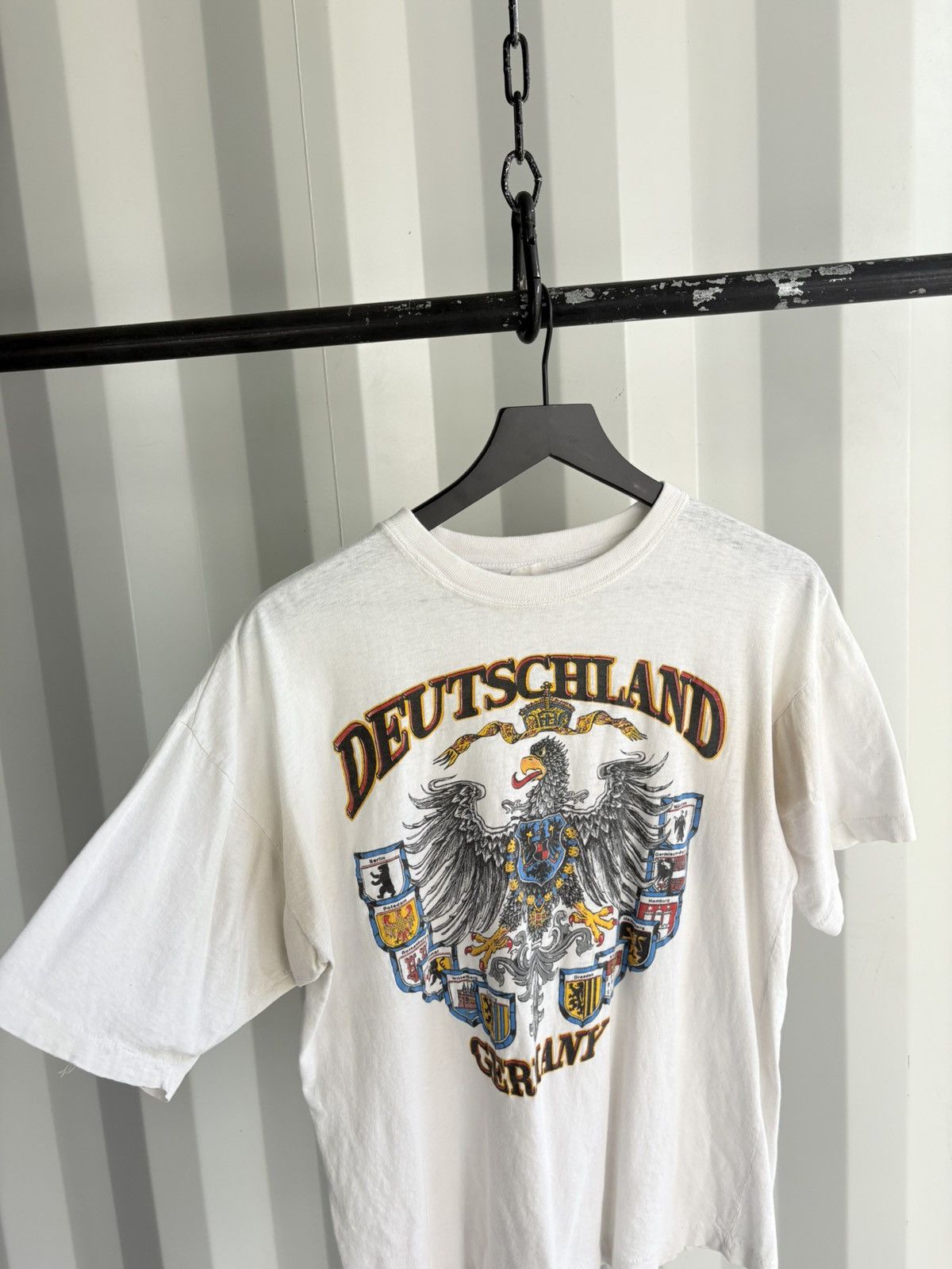 Vintage Germany Deutschland Thrashed Faded Distressed Shirt Grunge Size US M / EU 48-50 / 2 - 4 Thumbnail