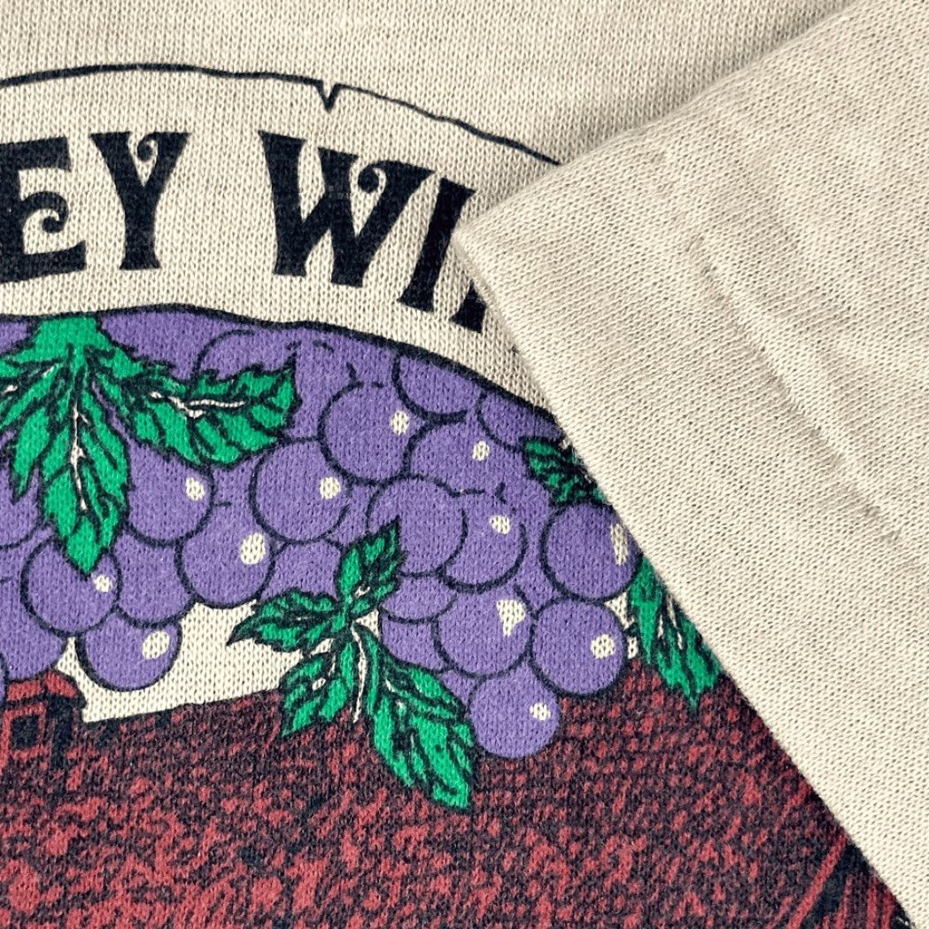 Vintage VINTAGE Hiney Winery Shirt Adult XS Beige 80s Dry Wine Promo Size US XS / EU 42 / 0 - 6 Thumbnail