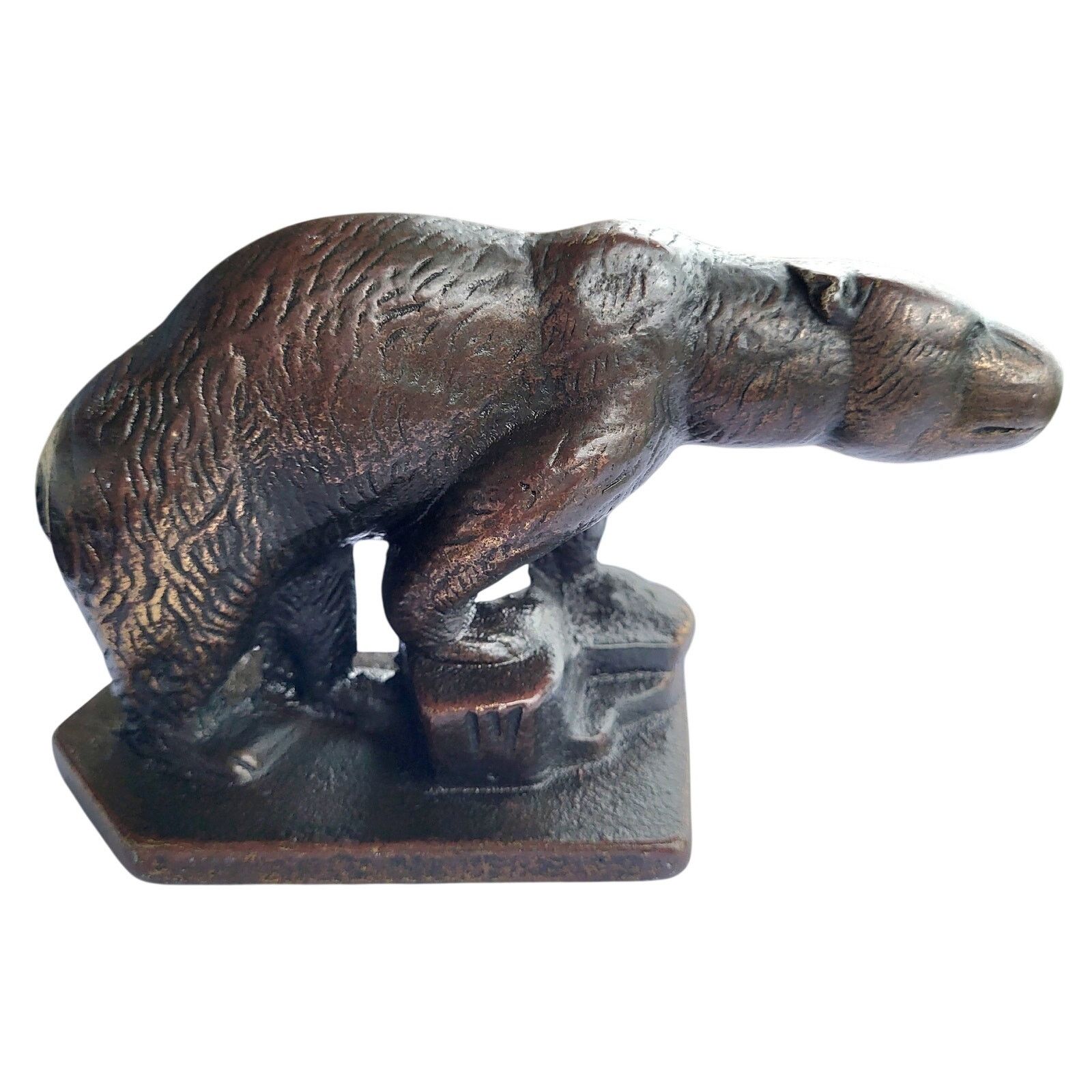 Other ARTS & CRAFTS BRONZE GRIZZLY BEAR BOOKEND C1910 STATUE Size ONE SIZE - 1 Thumbnail