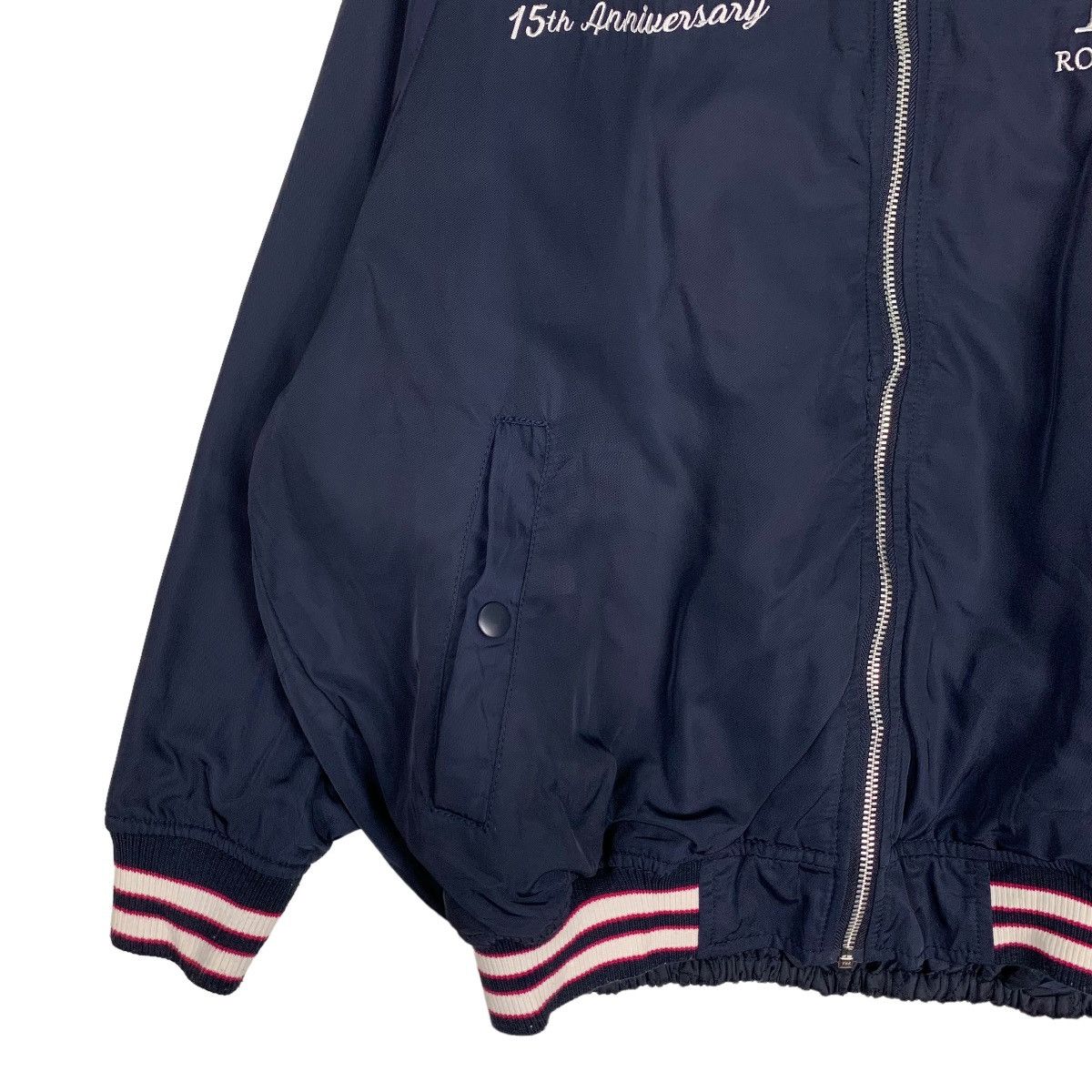 Japanese Brand RODEO CROWNS Union Stars Big Logo Bomber Jacket #0518-C24 Size US XL / EU 56 / 4 - 5 Thumbnail